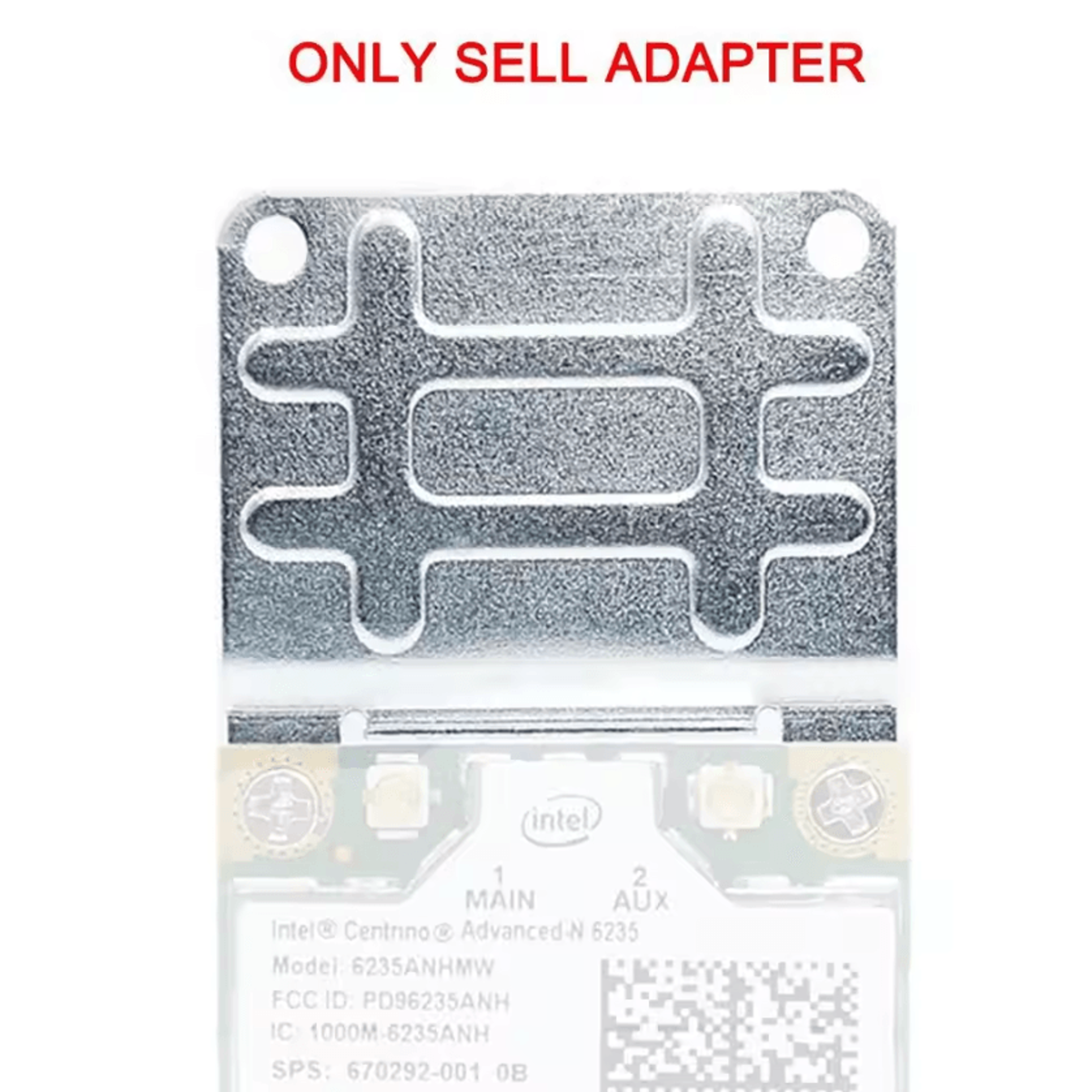 Mini PCIE Half To Full Height Adapter Bracket  Universal Metal Mount For WiFi  3G Cards 1