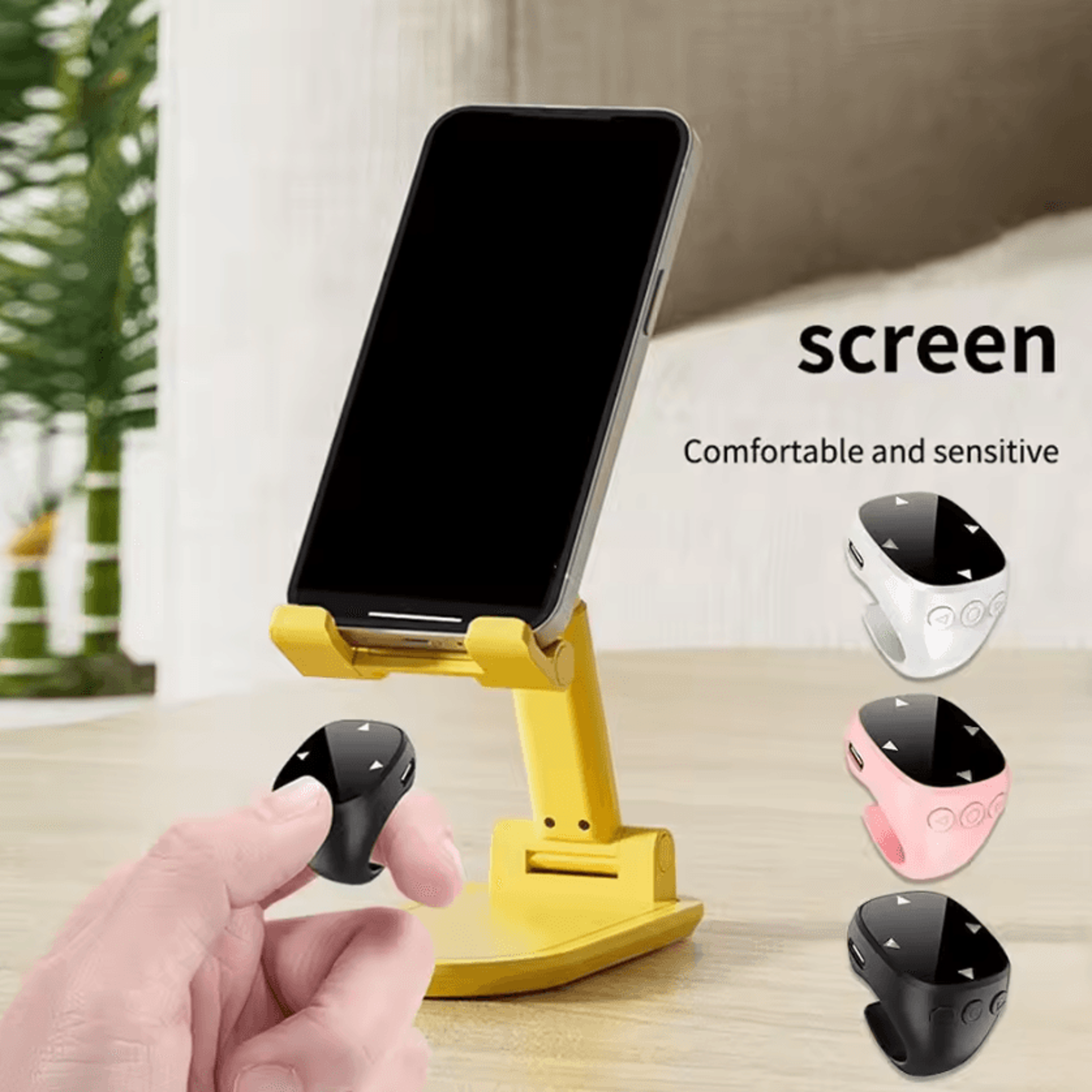 Smart Touch Bluetooth Page Turner Remote  HandsFree Video  Mobile Control Device 2
