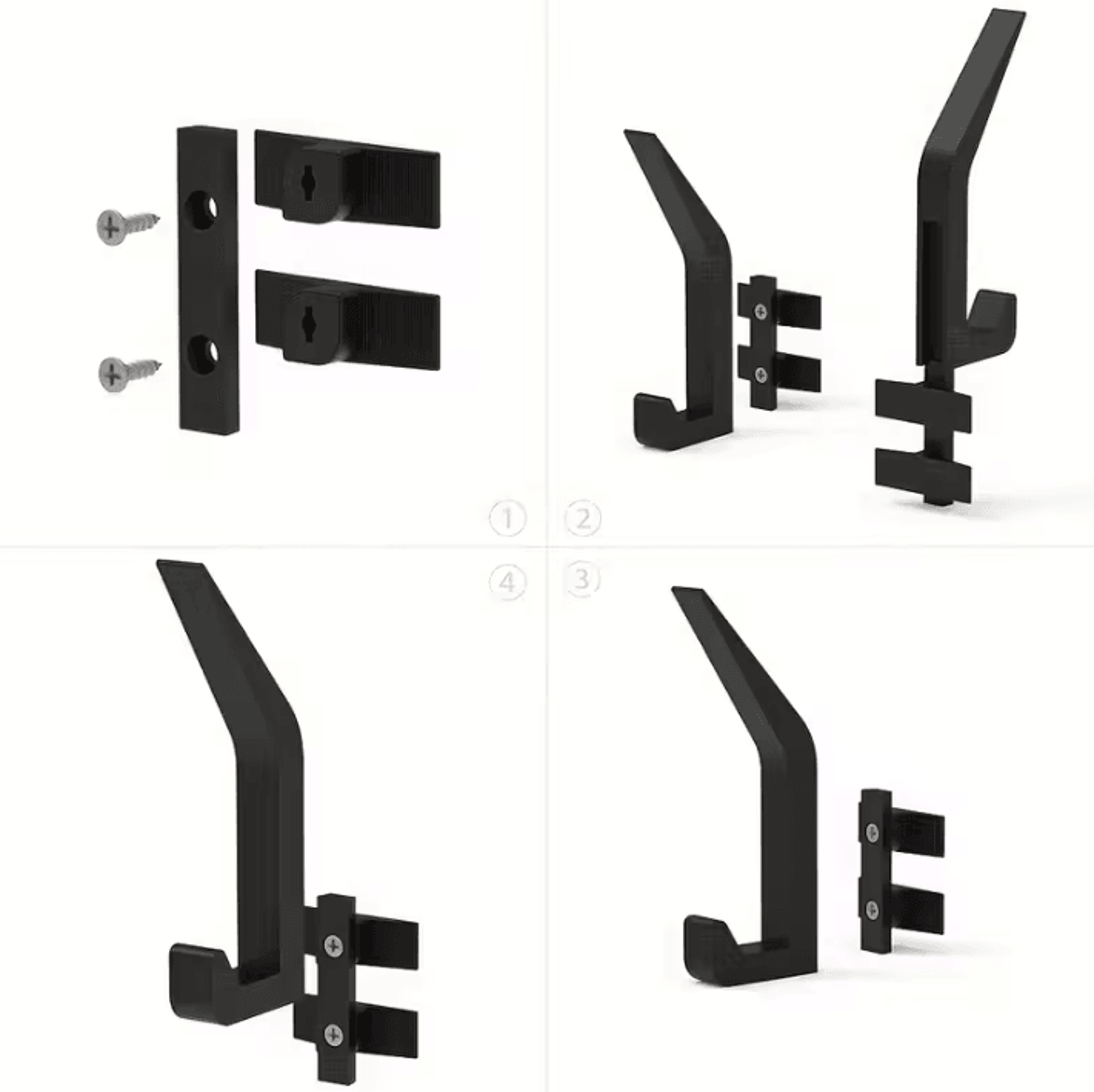 NoDrill Acoustic Panel Hooks 2PCS  DamageFree Mount For Soundproof Panels  Studio Setup 3