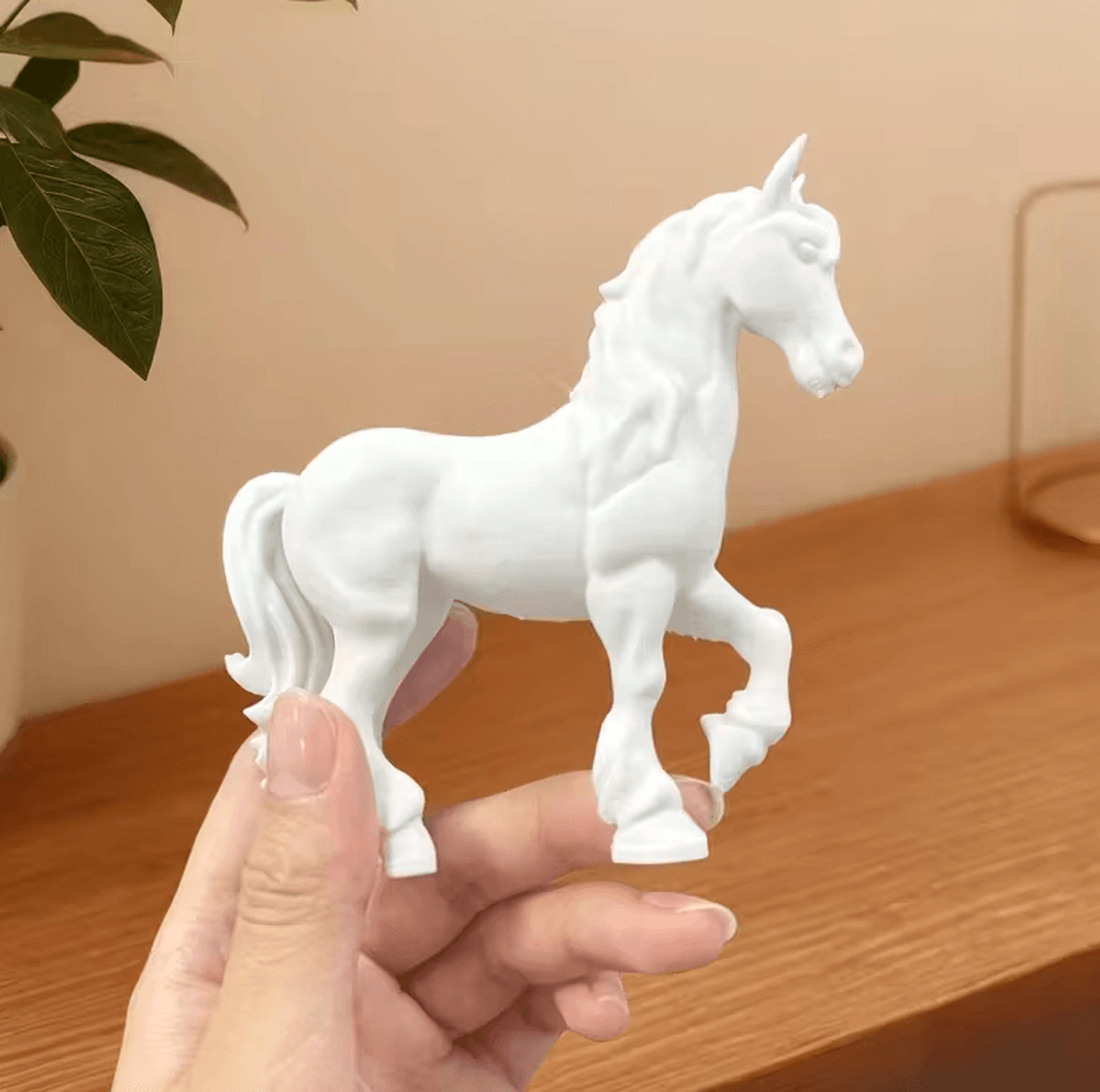 Elegant Mini Horse Sculpture  Modern Tabletop Decor For Home  Office 1