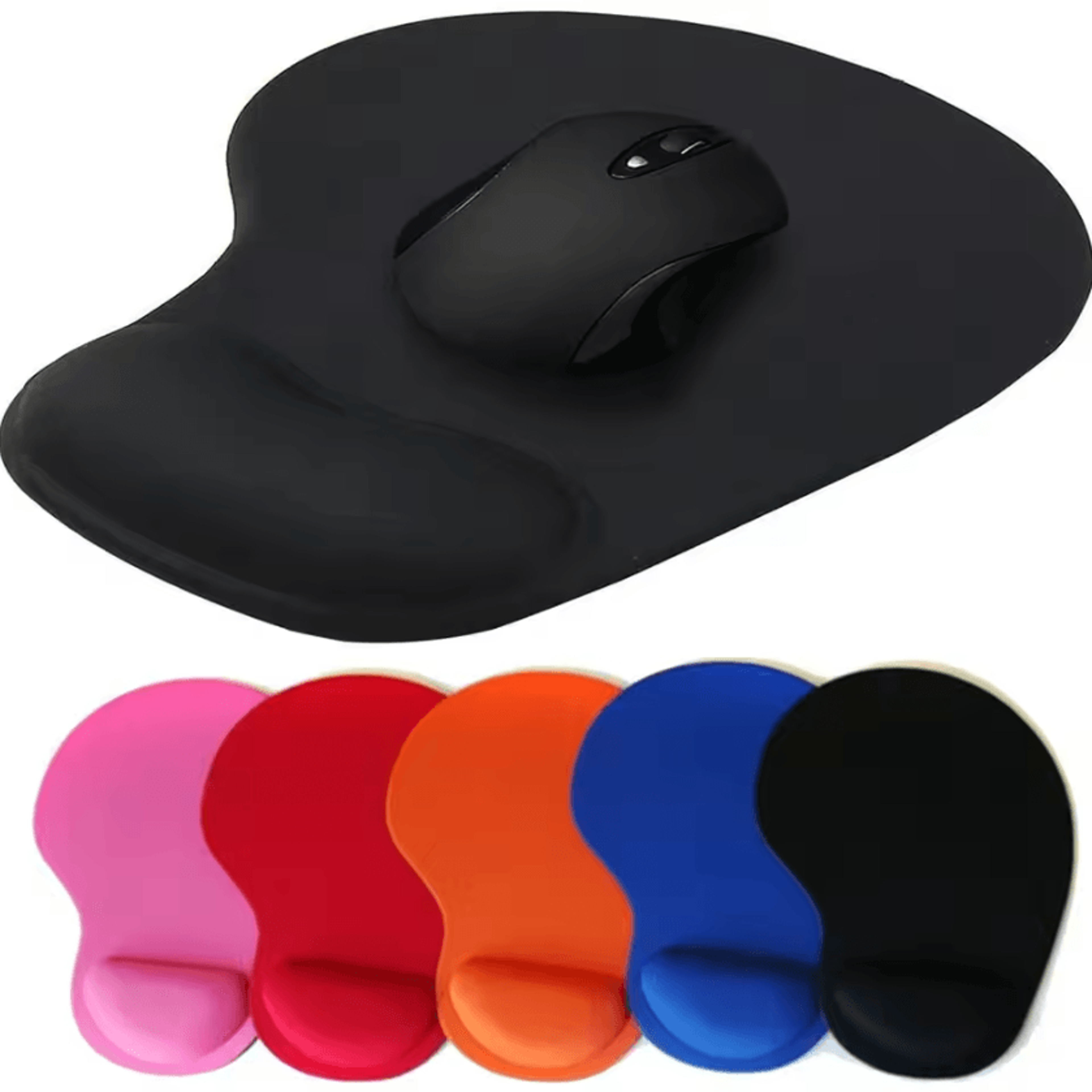Ergonomic Wrist Rest Mouse Pad  Soft Memory Foam Support With NonSlip Base 0