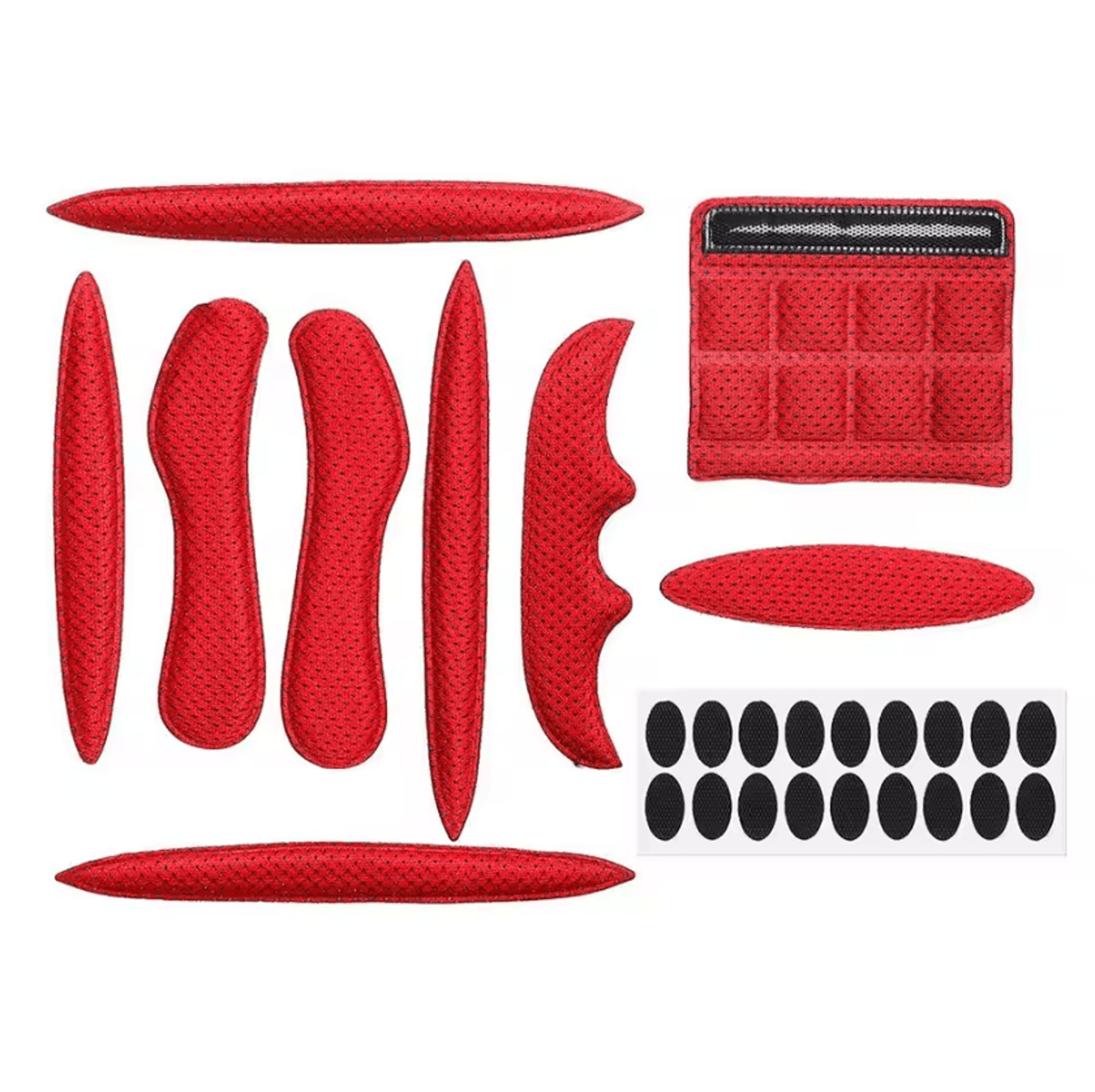 Universal 27PCS Helmet Padding Kit  Comfort Foam Replacement For Motorcycle  Cycling Helmets 5
