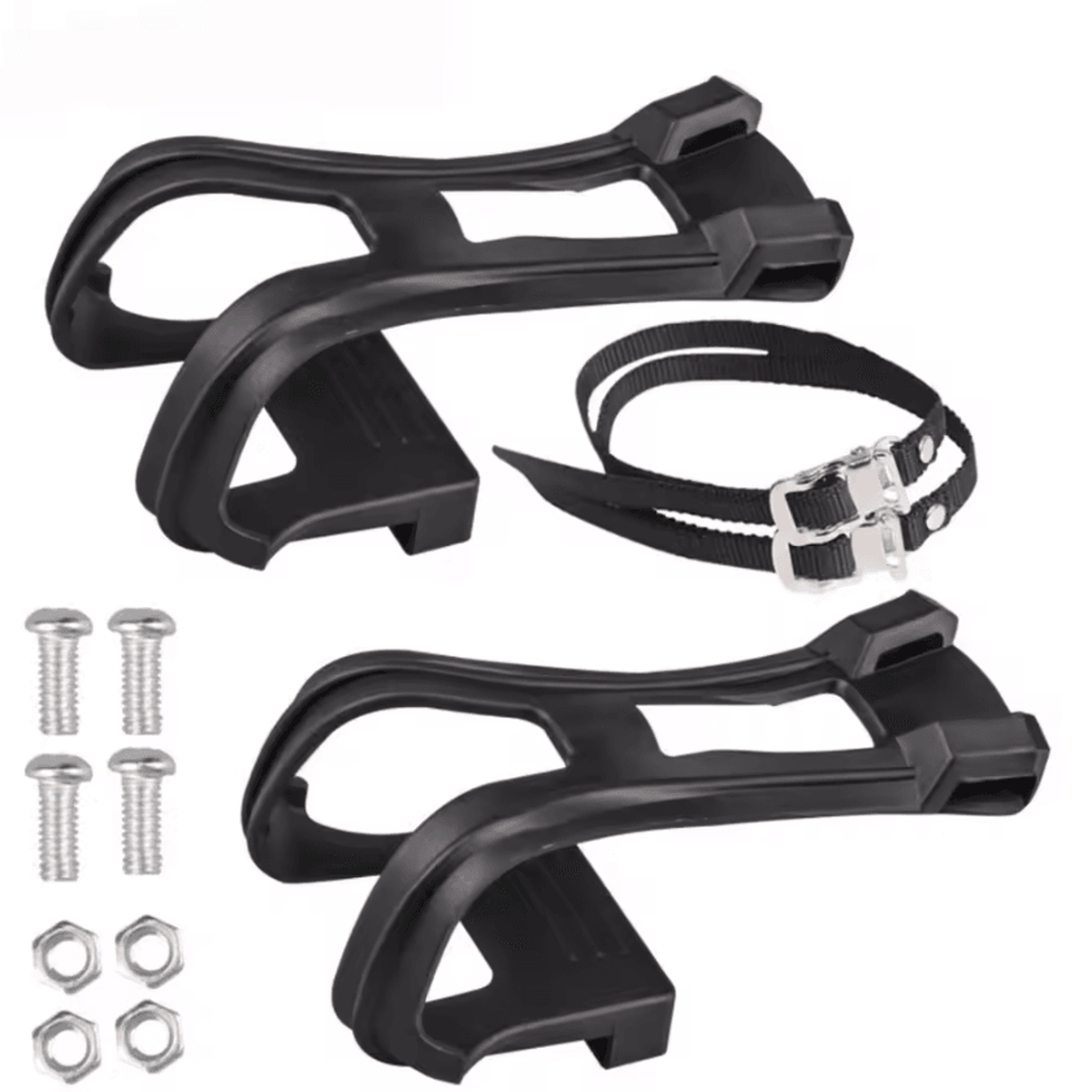Adjustable Bike Pedal Toe Clip Straps  Secure Cycling Foot Harness For MTB  Road Bikes 3