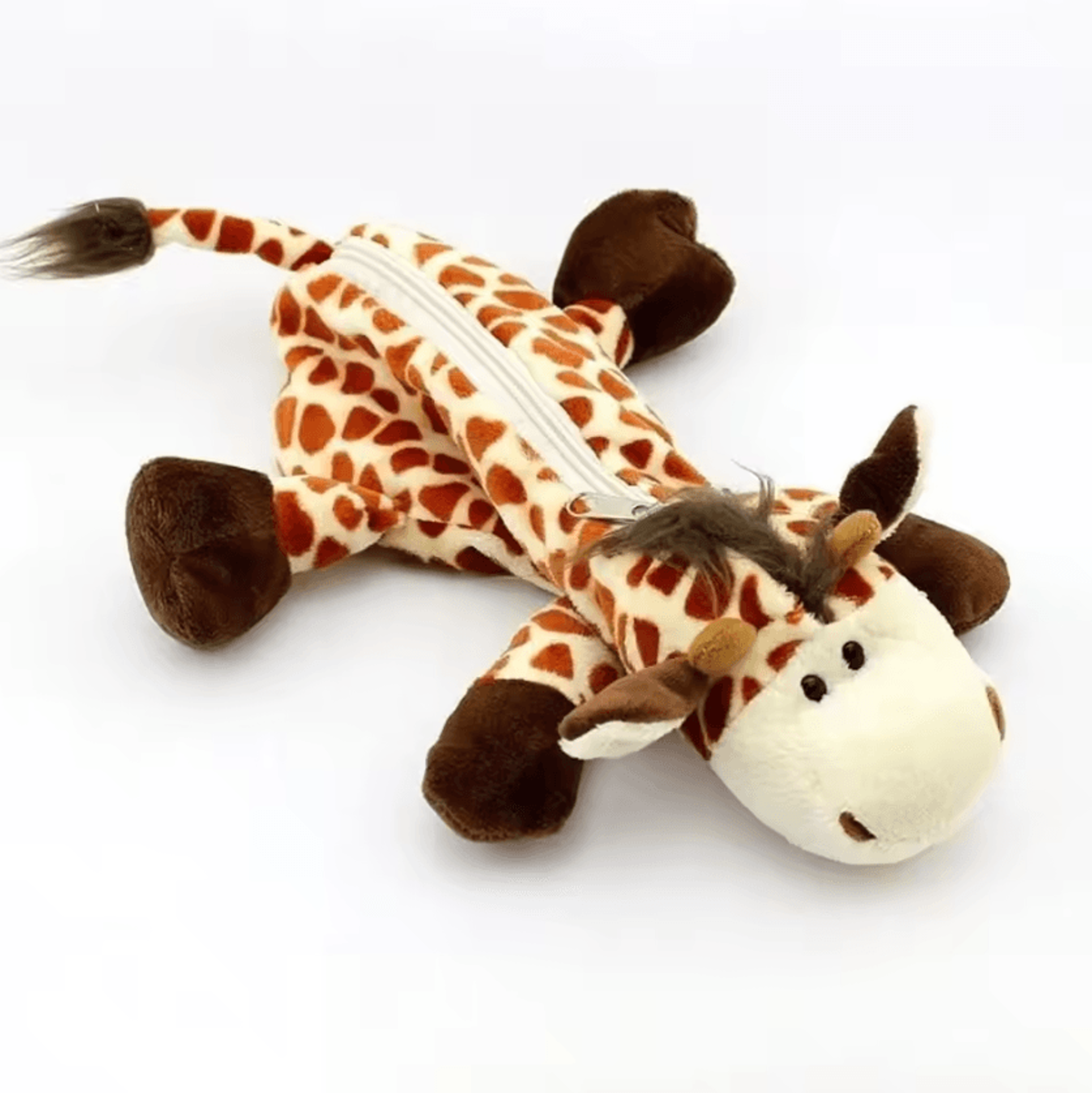 Cute Plush Animal Pencil Case  Large Capacity Kawaii Stationery Organizer 4