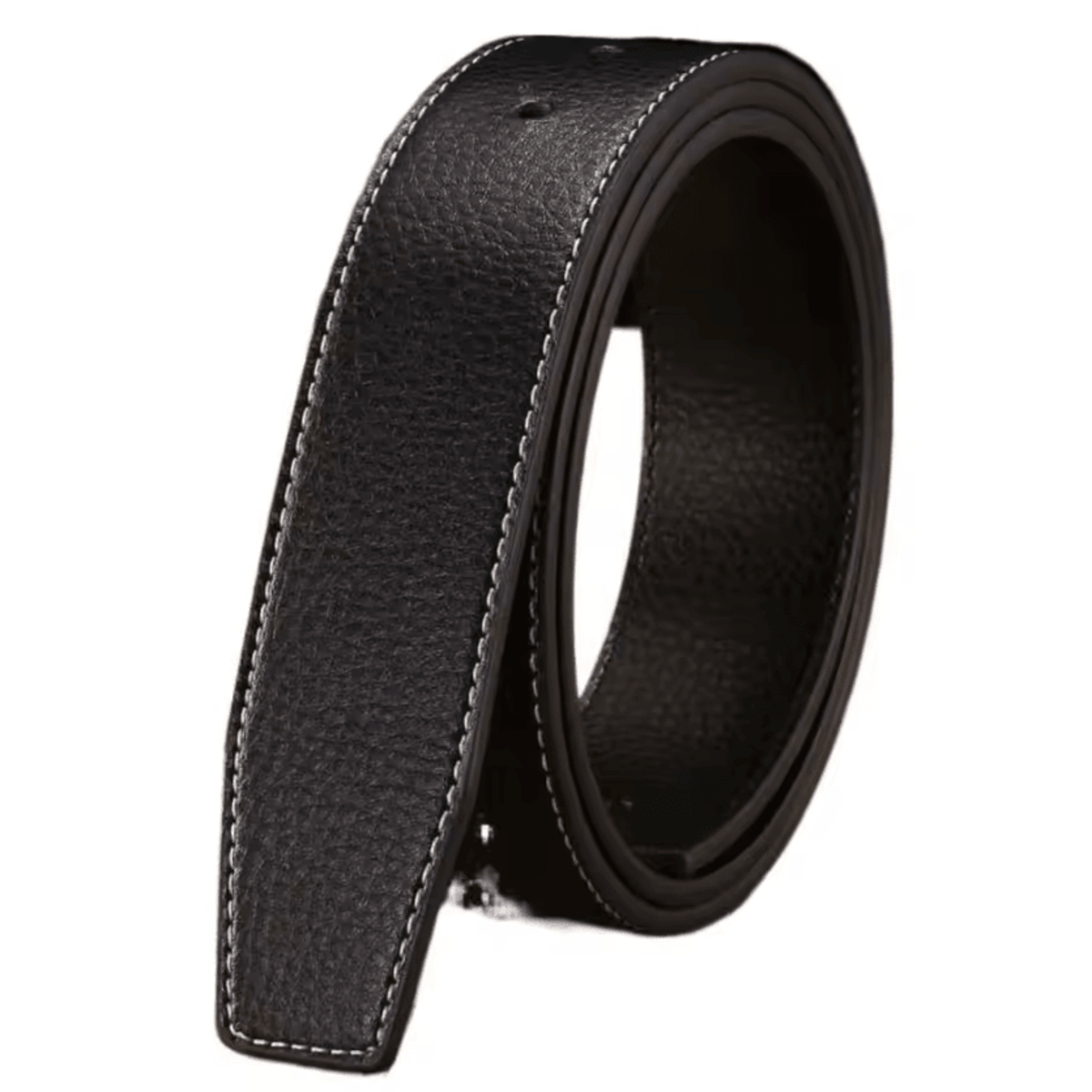 FlexStyle Genuine Leather Belt Strap  No Buckle 37cm Replacement Waistband 1