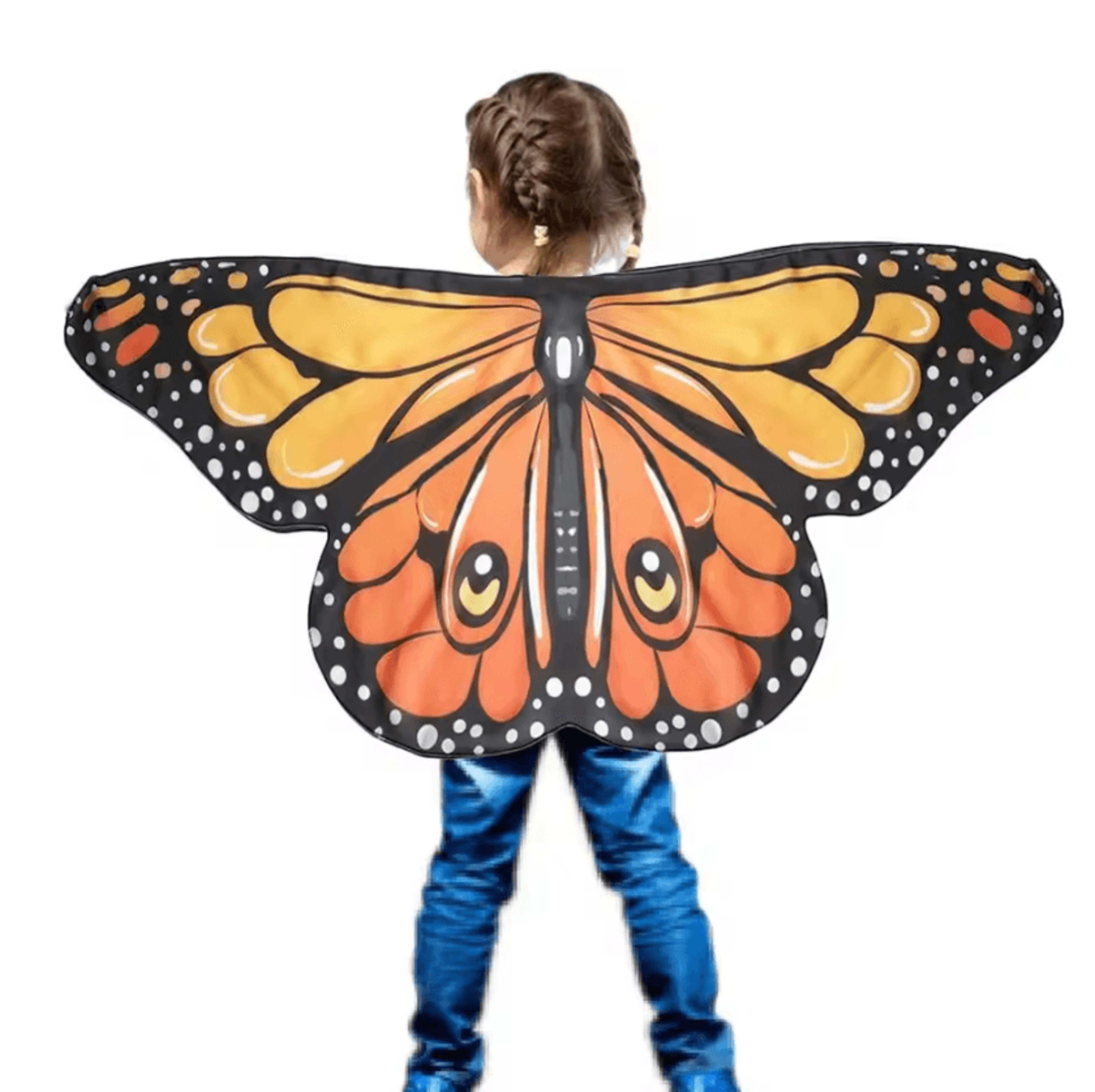 Butterfly Fairy Wings Cape For Kids  Lightweight Pixie Costume Shawl 1