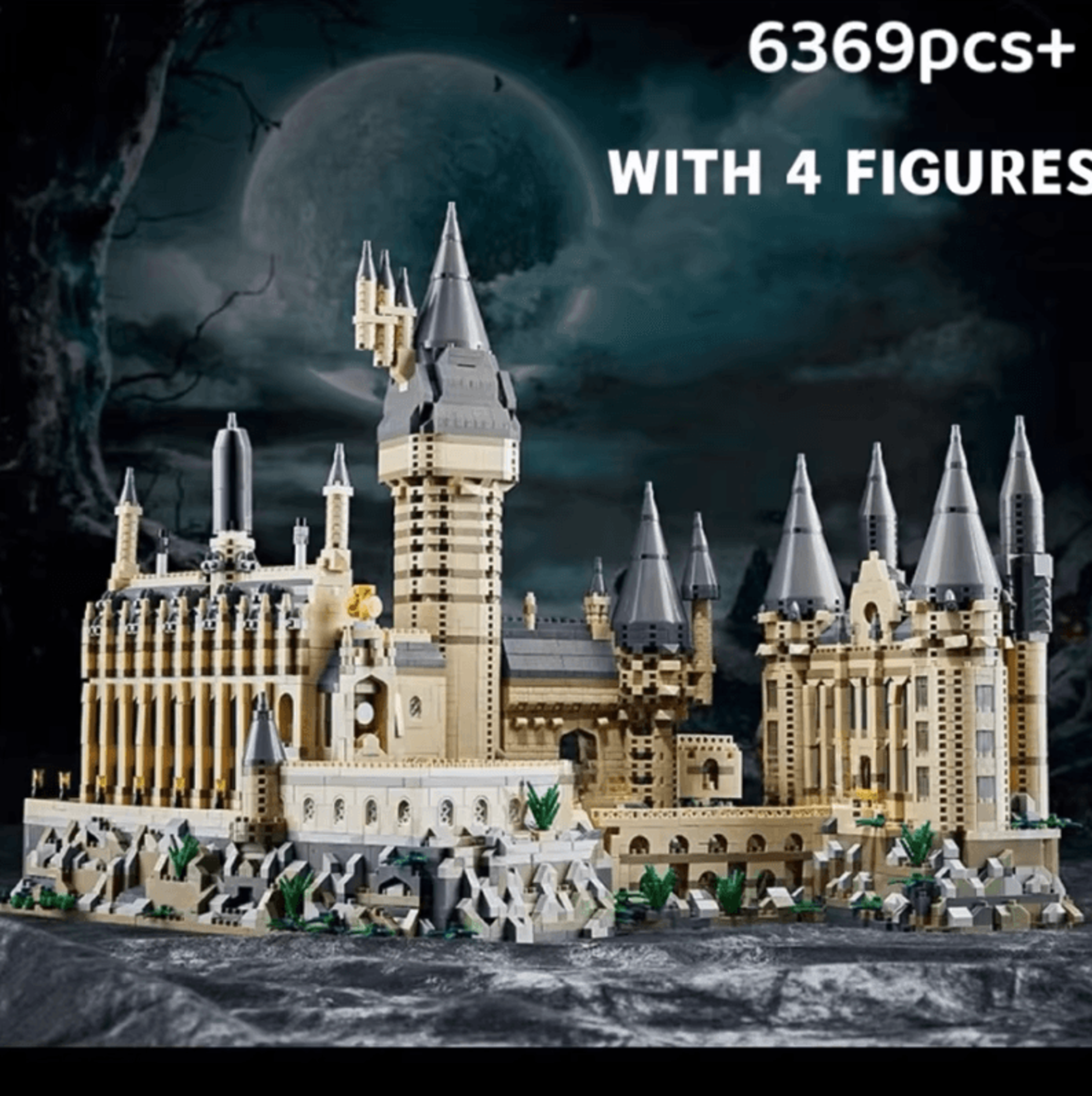 Creative Medieval Magic Castle Micro Building Blocks  School Architecture Palace DIY Set 1