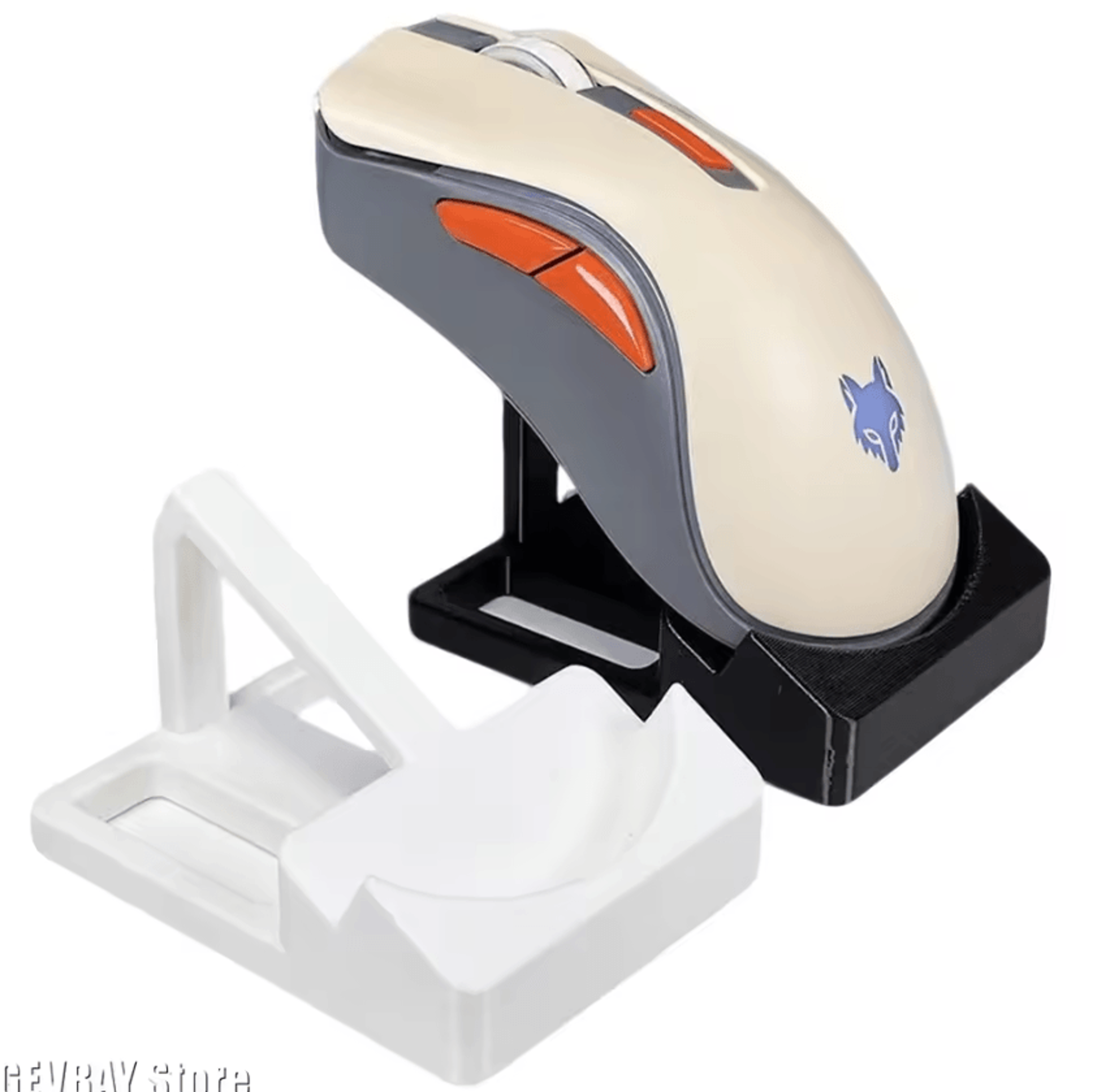 3D Printed Gaming Mouse Holder Stand  Universal Display Dock For Wireless  RGB Mice 0