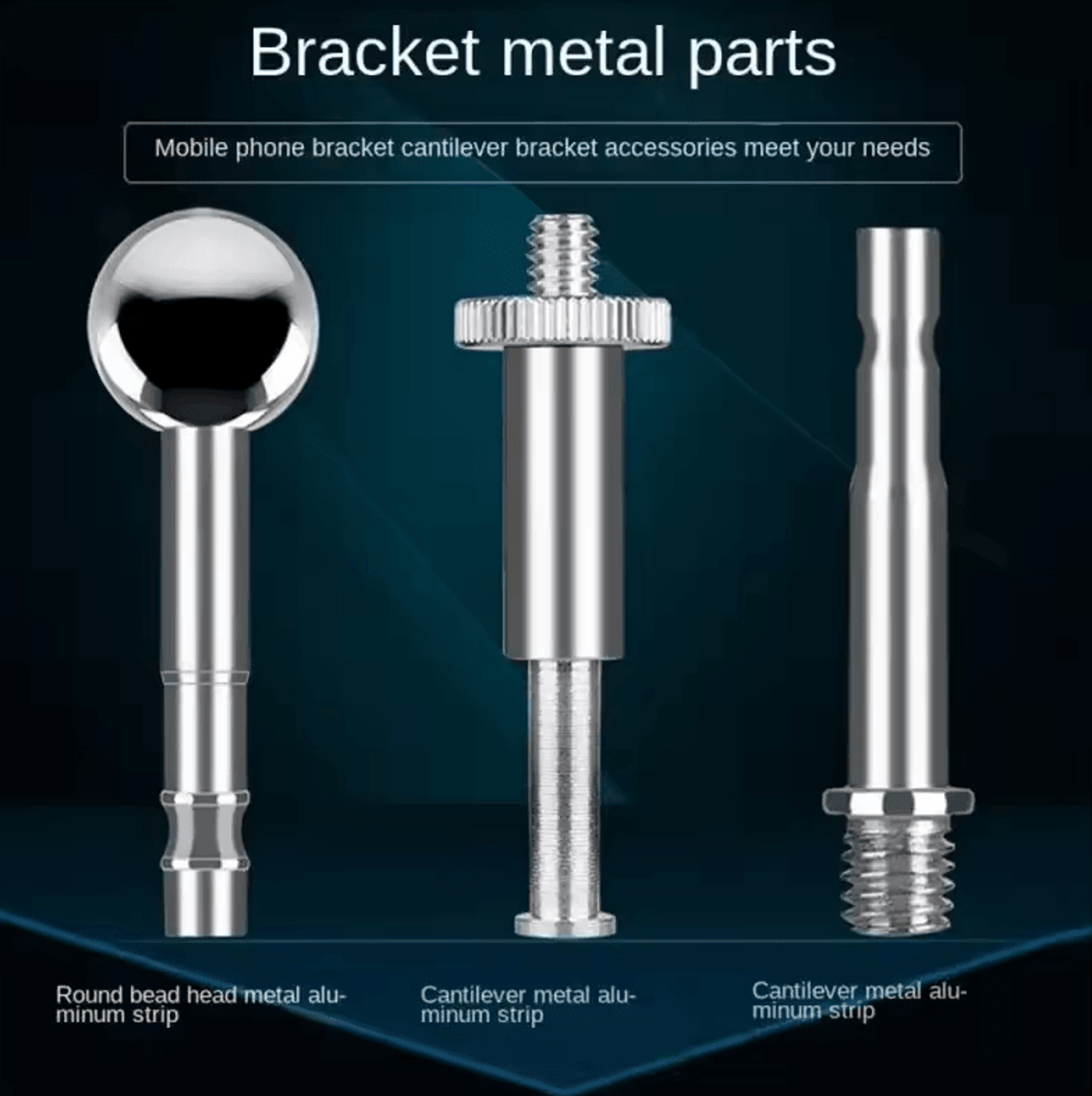 38 To 14 Metal Ball Head Adapter  Microphone Boom Arm Mount Connector 0