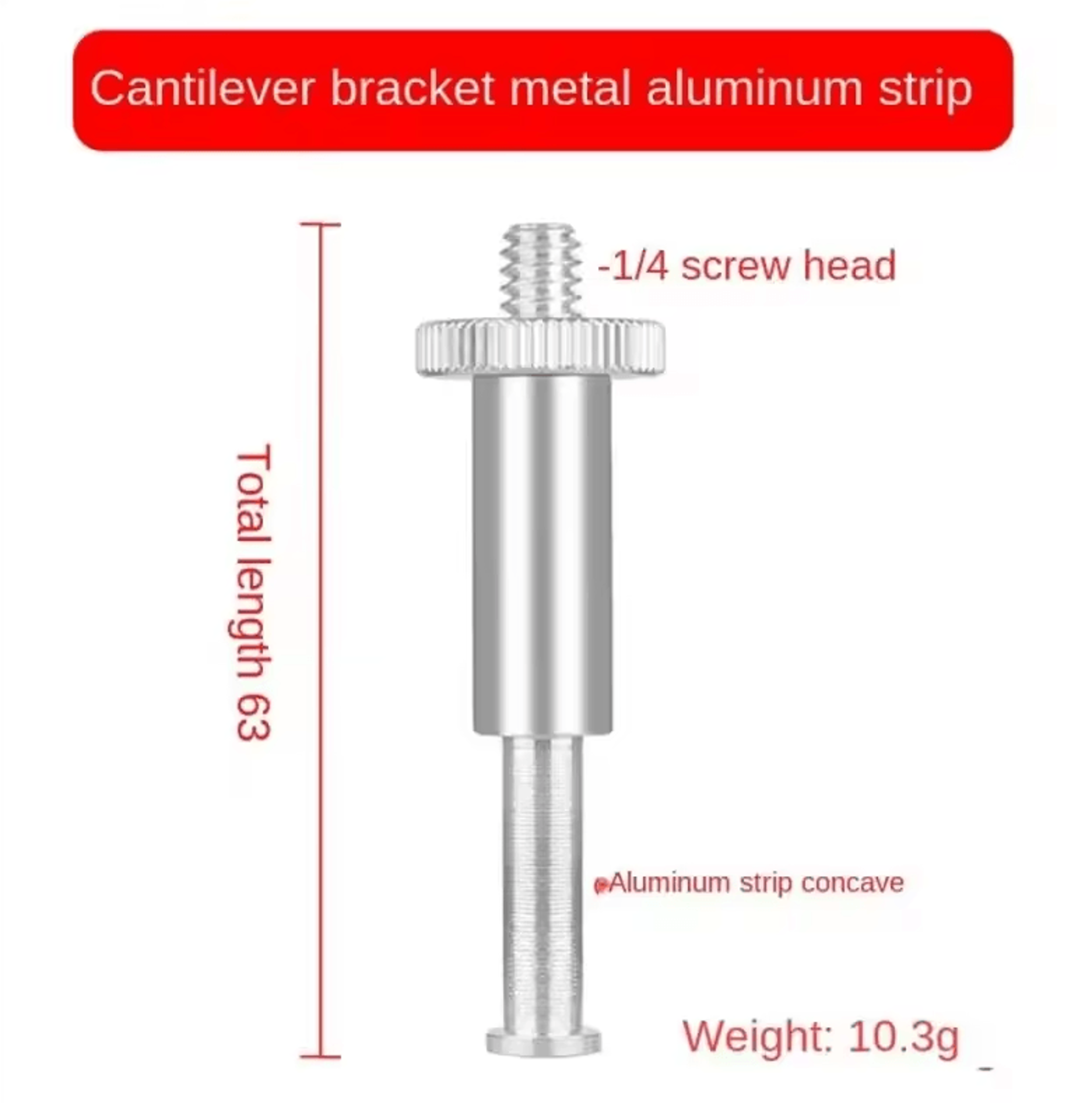 38 To 14 Metal Ball Head Adapter  Microphone Boom Arm Mount Connector 2