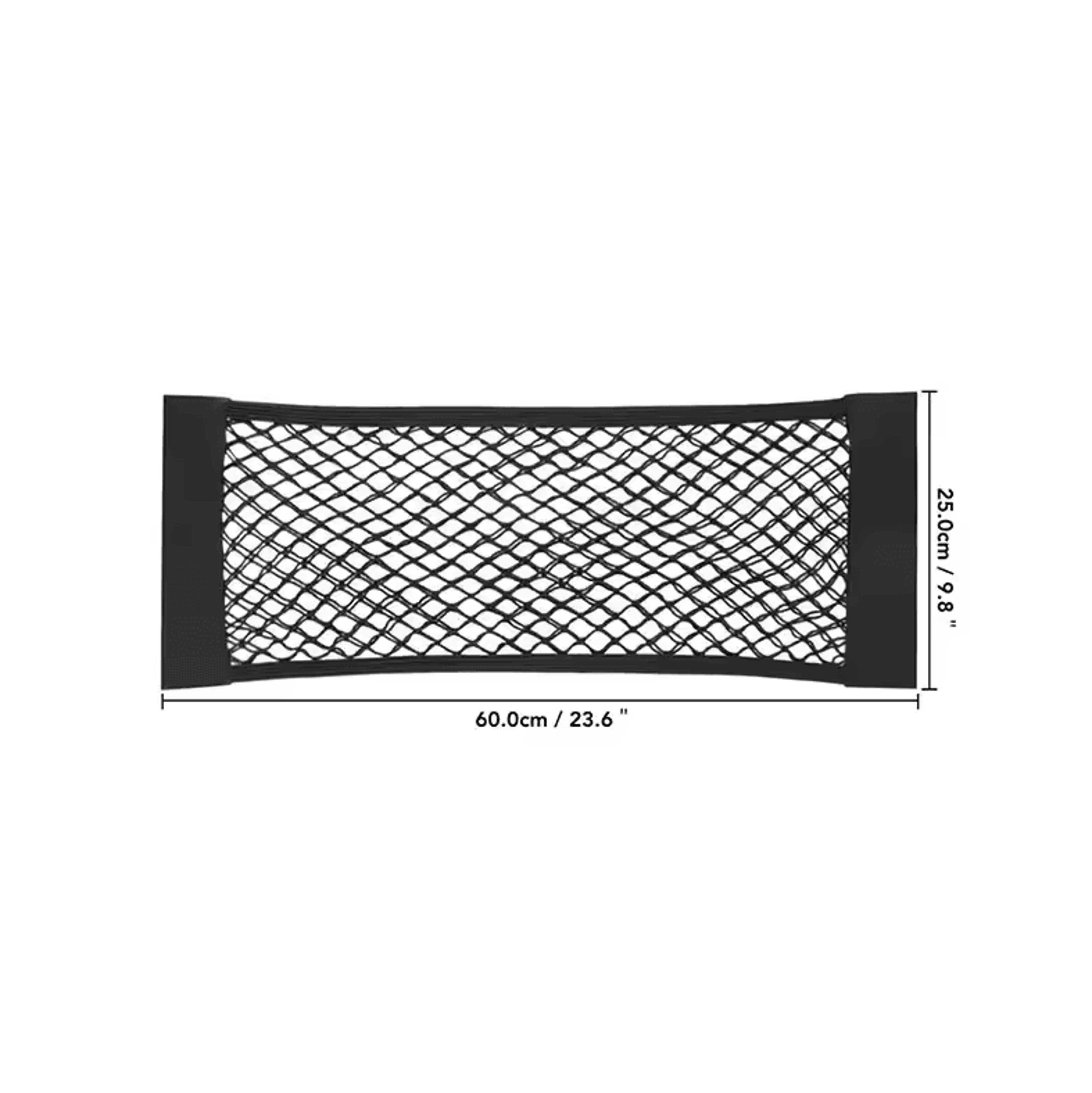 SecureMesh DoubleLayer Car Trunk Storage Net  Universal Cargo Organizer  Fire Extinguisher Holder 2