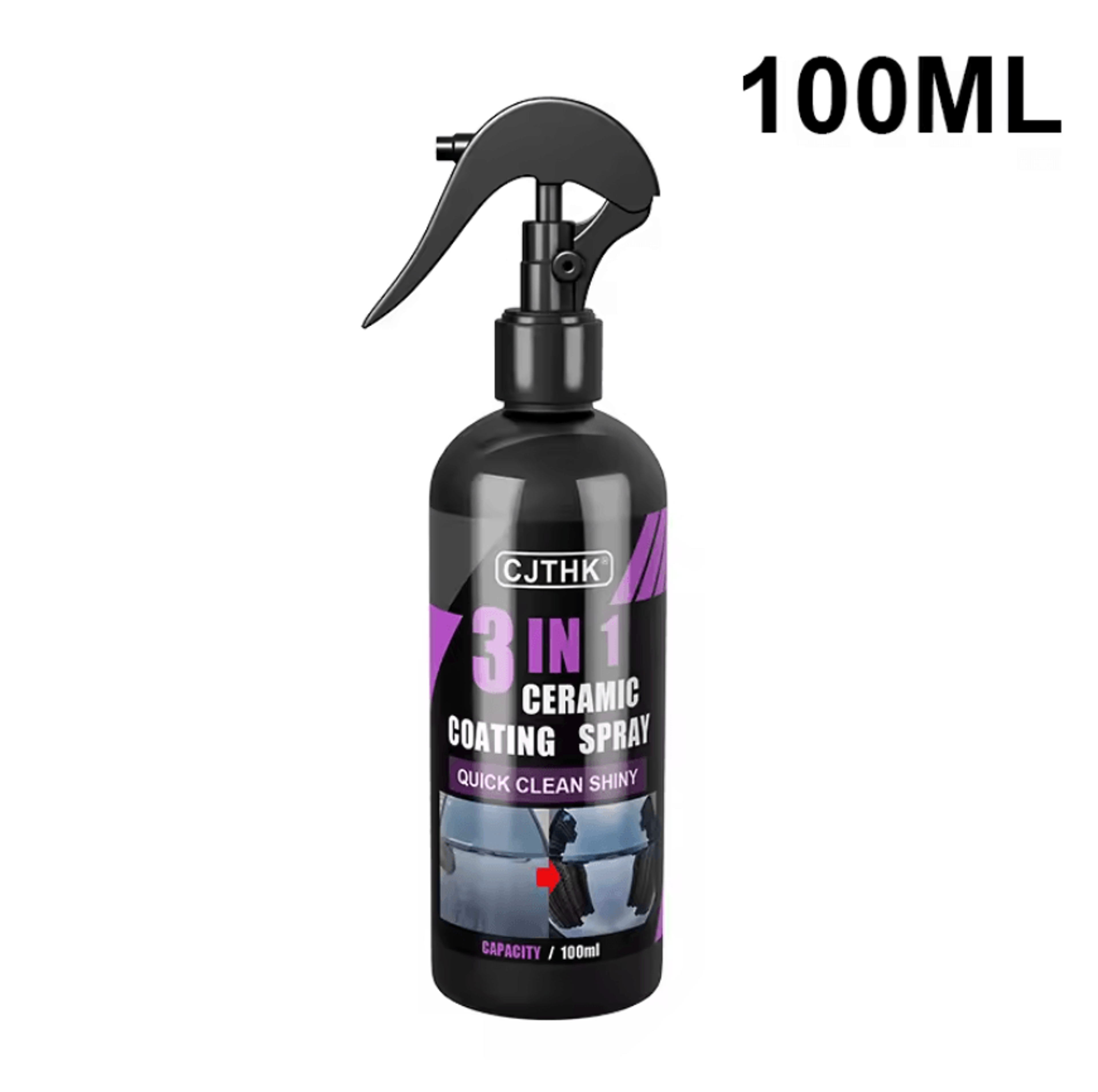 NanoShield Pro Ceramic Coating  Hydrophobic Car Paint Protection Liquid 100ml 4