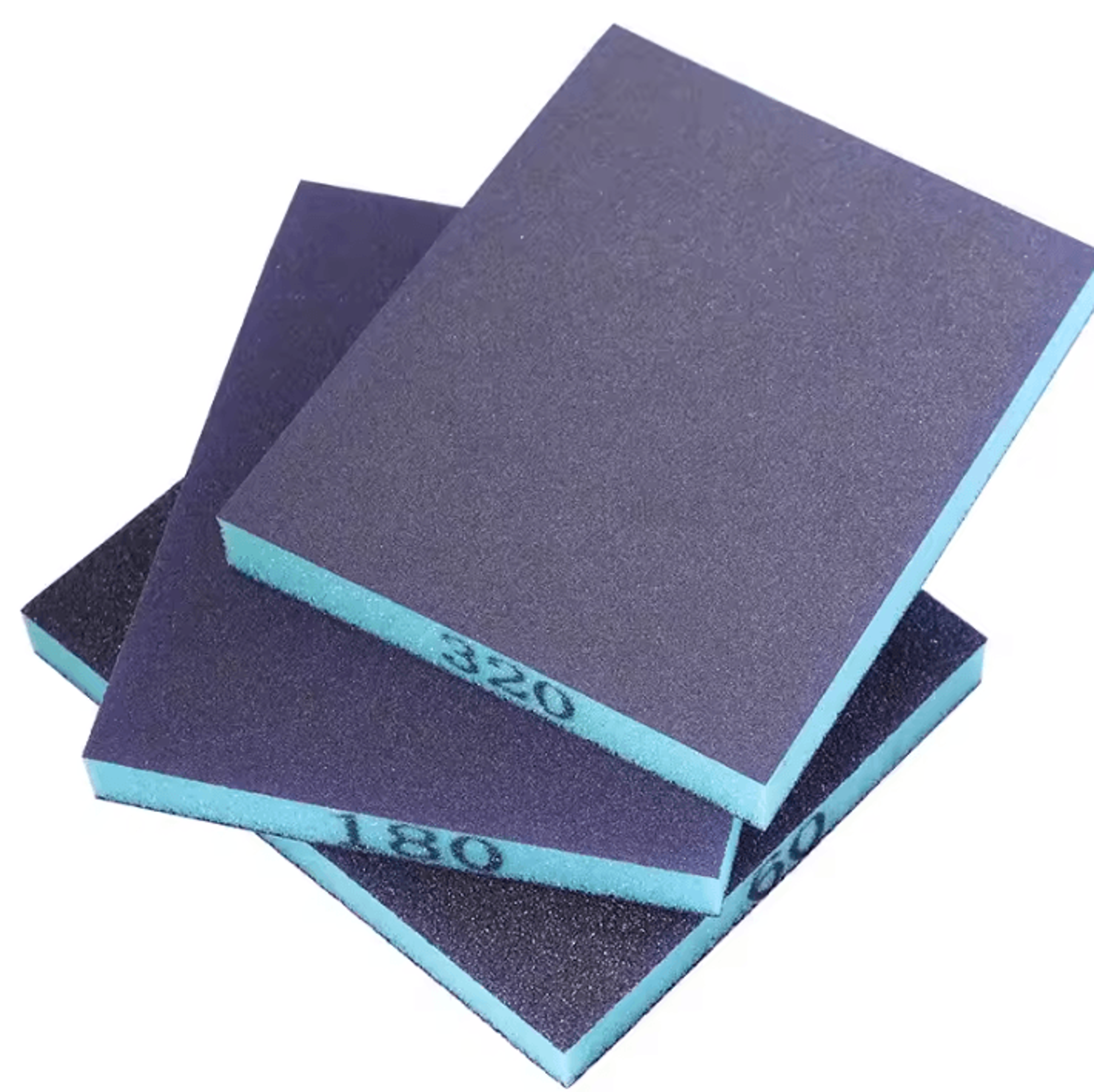6PCS Washable Sanding Sponge Set 60320 Grit  Reusable Wet  Dry Sanding Blocks 2