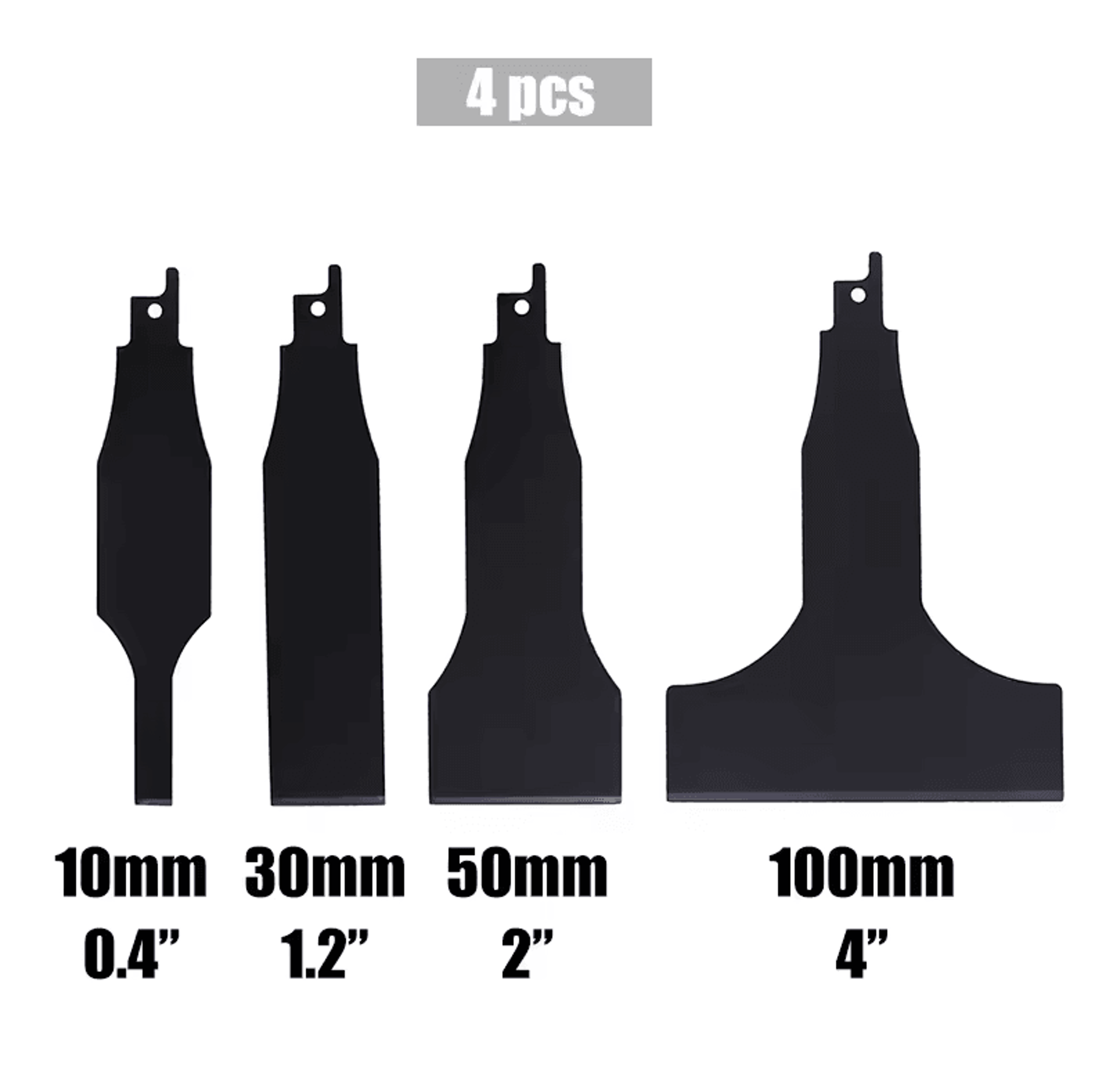 Reciprocating Saw Scraper  Wire Brush Set For Rust Removal Cleaning  Surface Prep 4