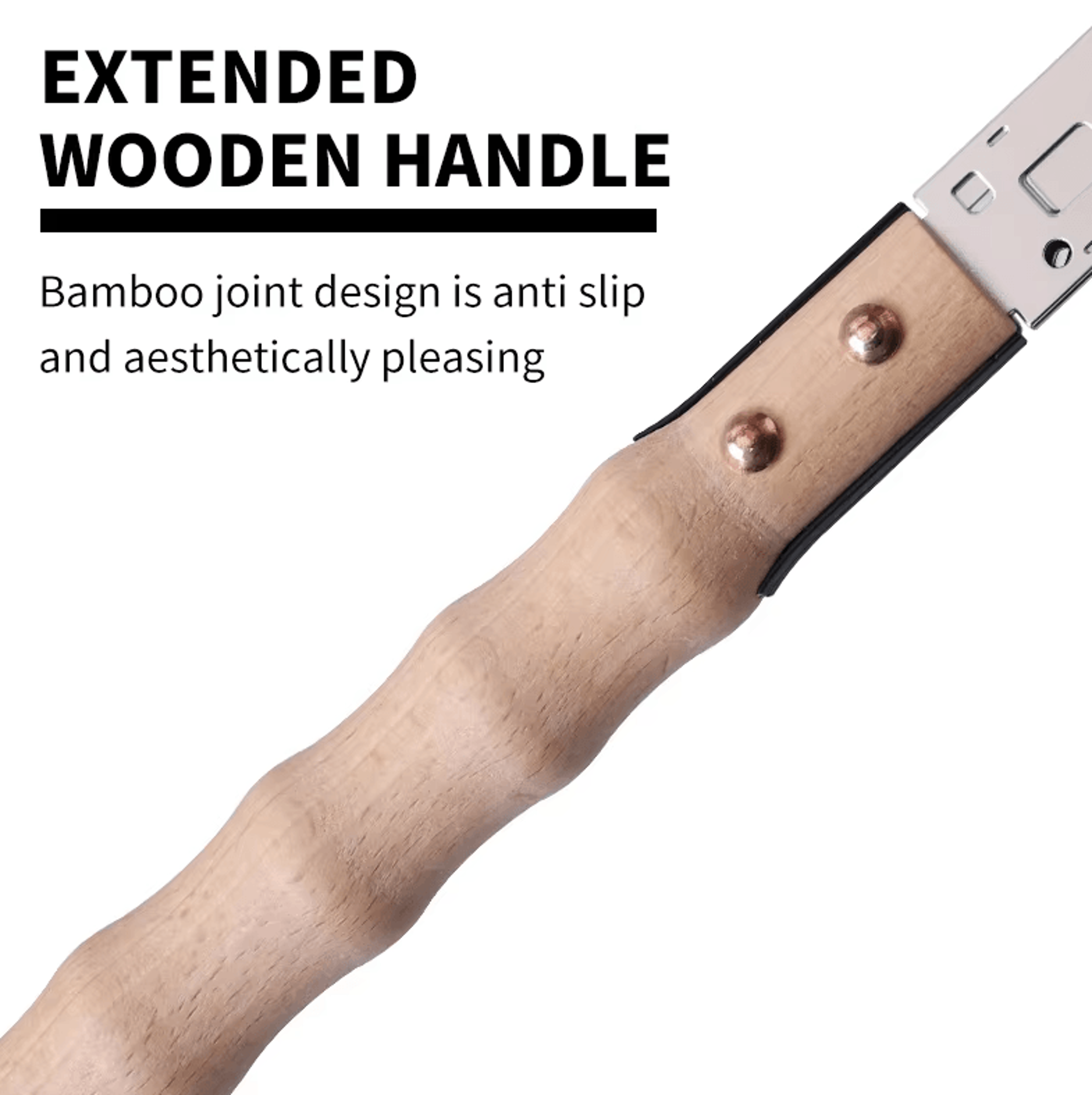 DualEdge TeflonCoated Japanese Pull Saw  Precision Ryoba Hand Saw With Wooden Grip 4