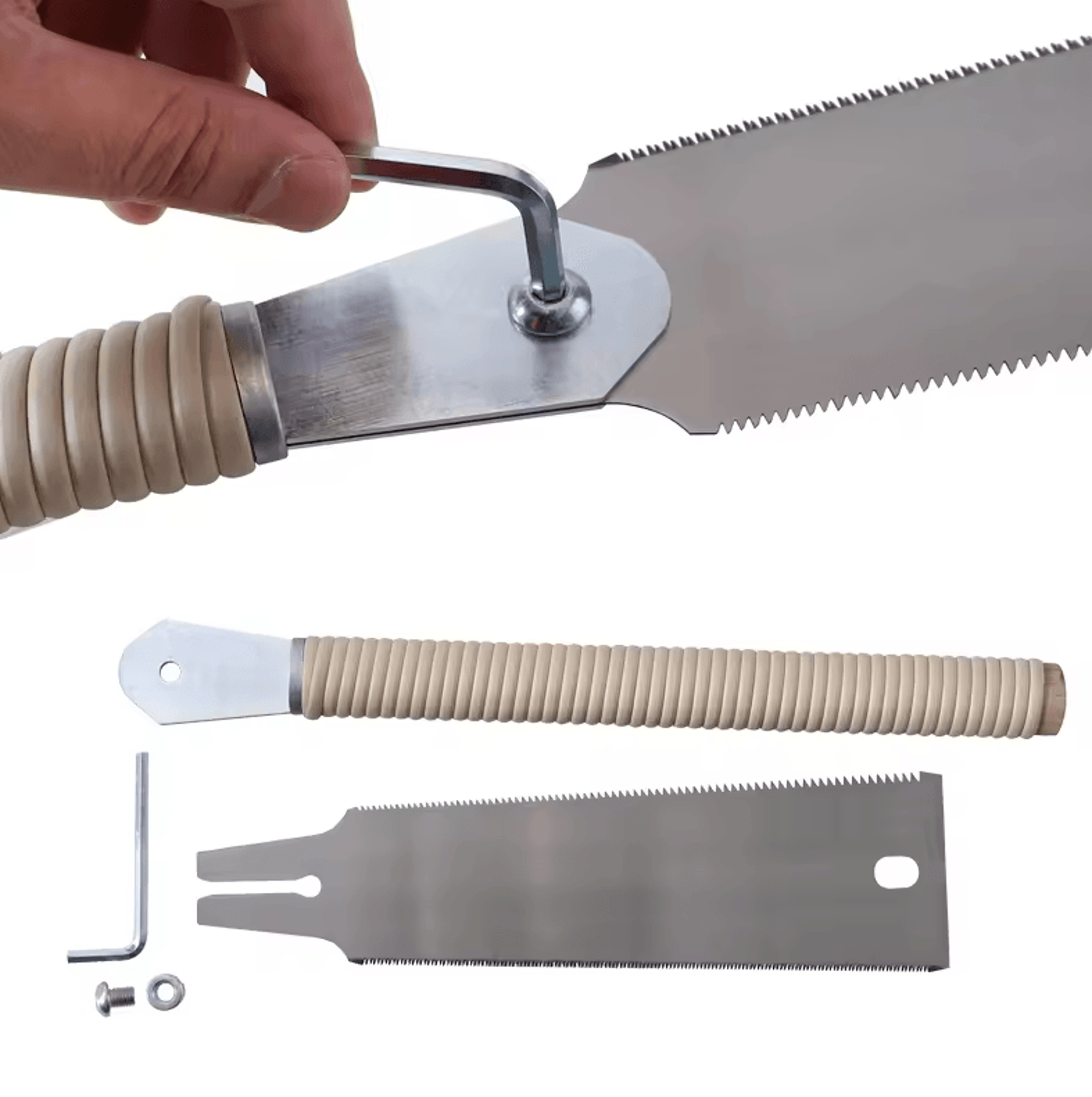 SK5 DualEdge Japanese Pull Saw  Flexible Dovetail  Flush Cut Woodworking Tool 3