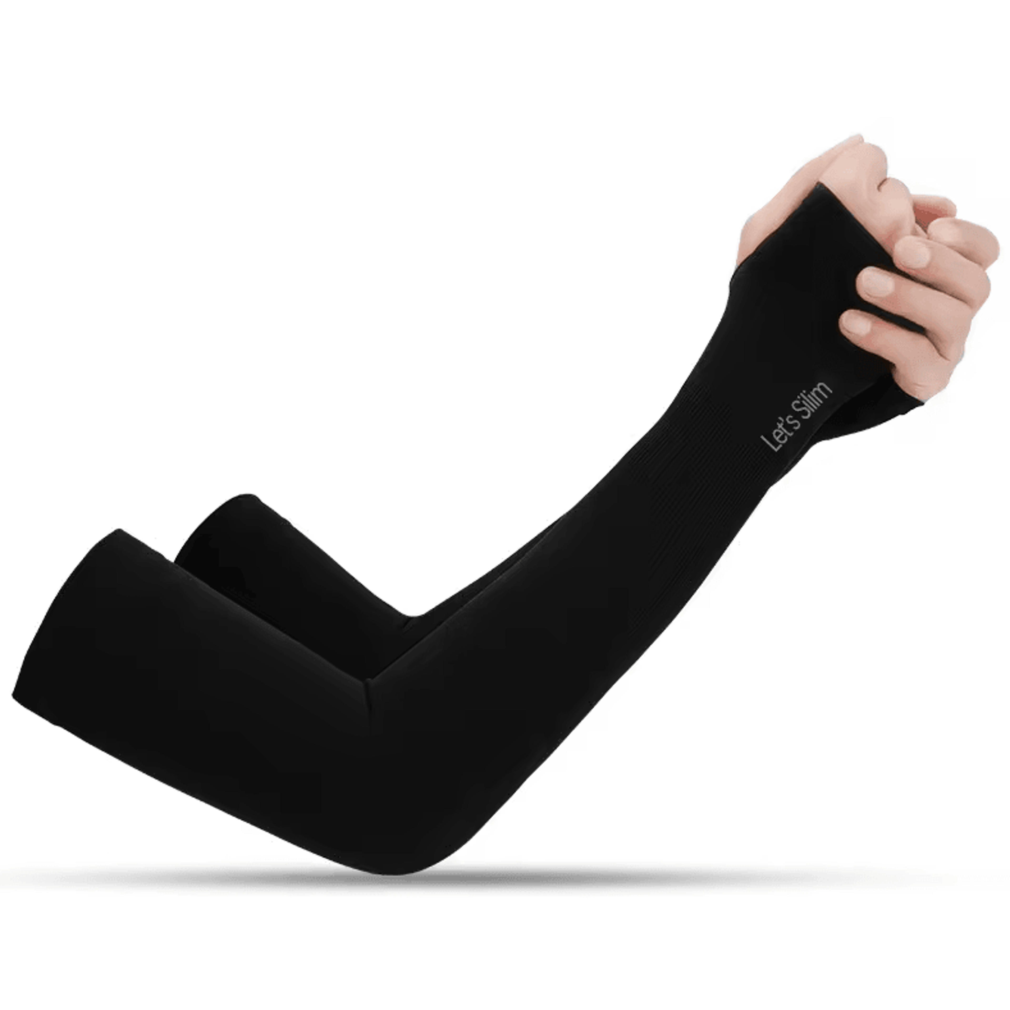 Ice Silk AntiUV Arm Sleeves  Cooling Fingerless Compression Covers For Sports  Driving 1