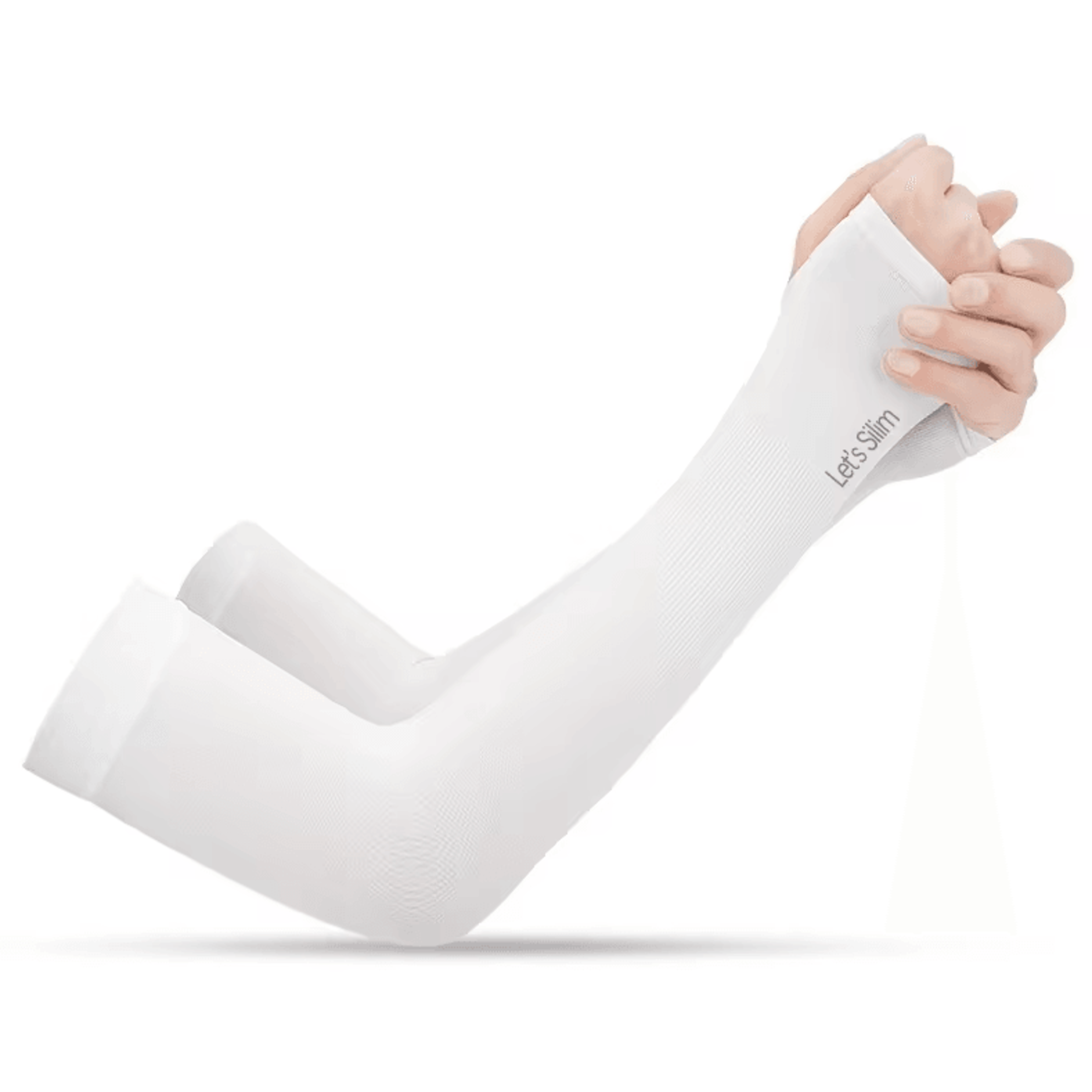 Ice Silk AntiUV Arm Sleeves  Cooling Fingerless Compression Covers For Sports  Driving 2