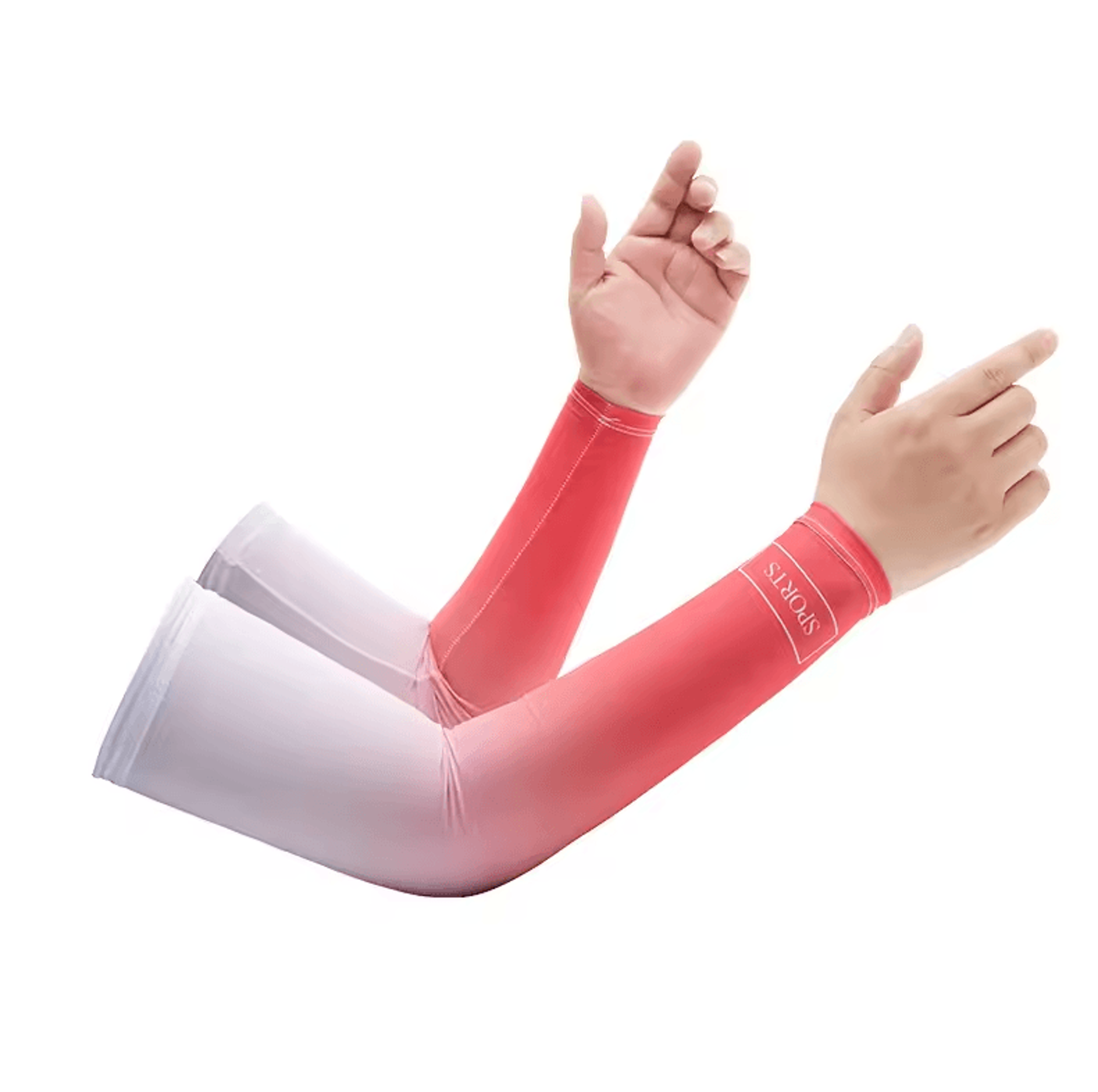 Gradient Ice Silk Arm Sleeves  UV Sun Protection Cooling Covers For Men  Women 4