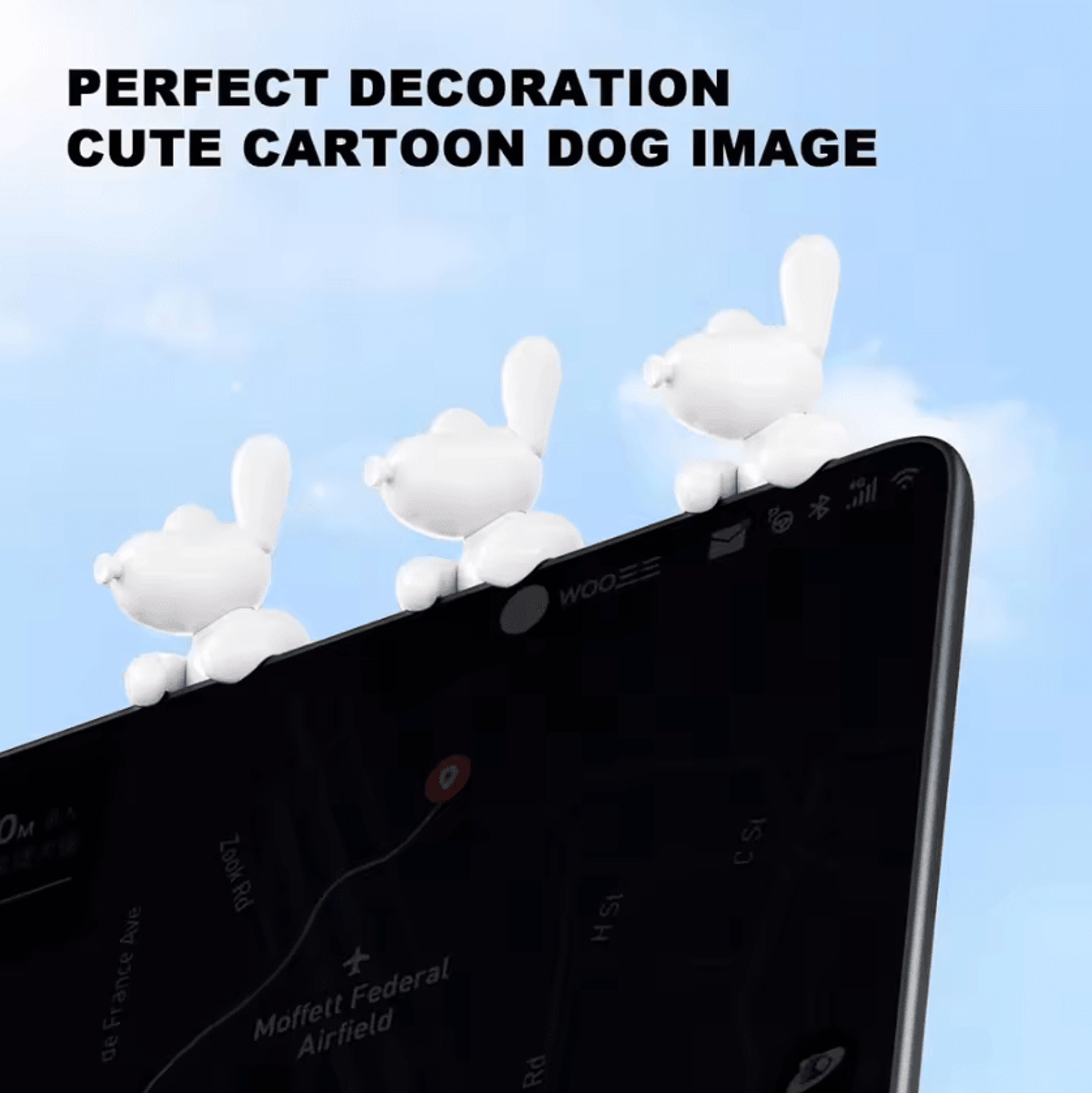 Tesla Dog Mode Mini Screen Ornament  Cute Dashboard Decoration For Model 3  Model Y 1