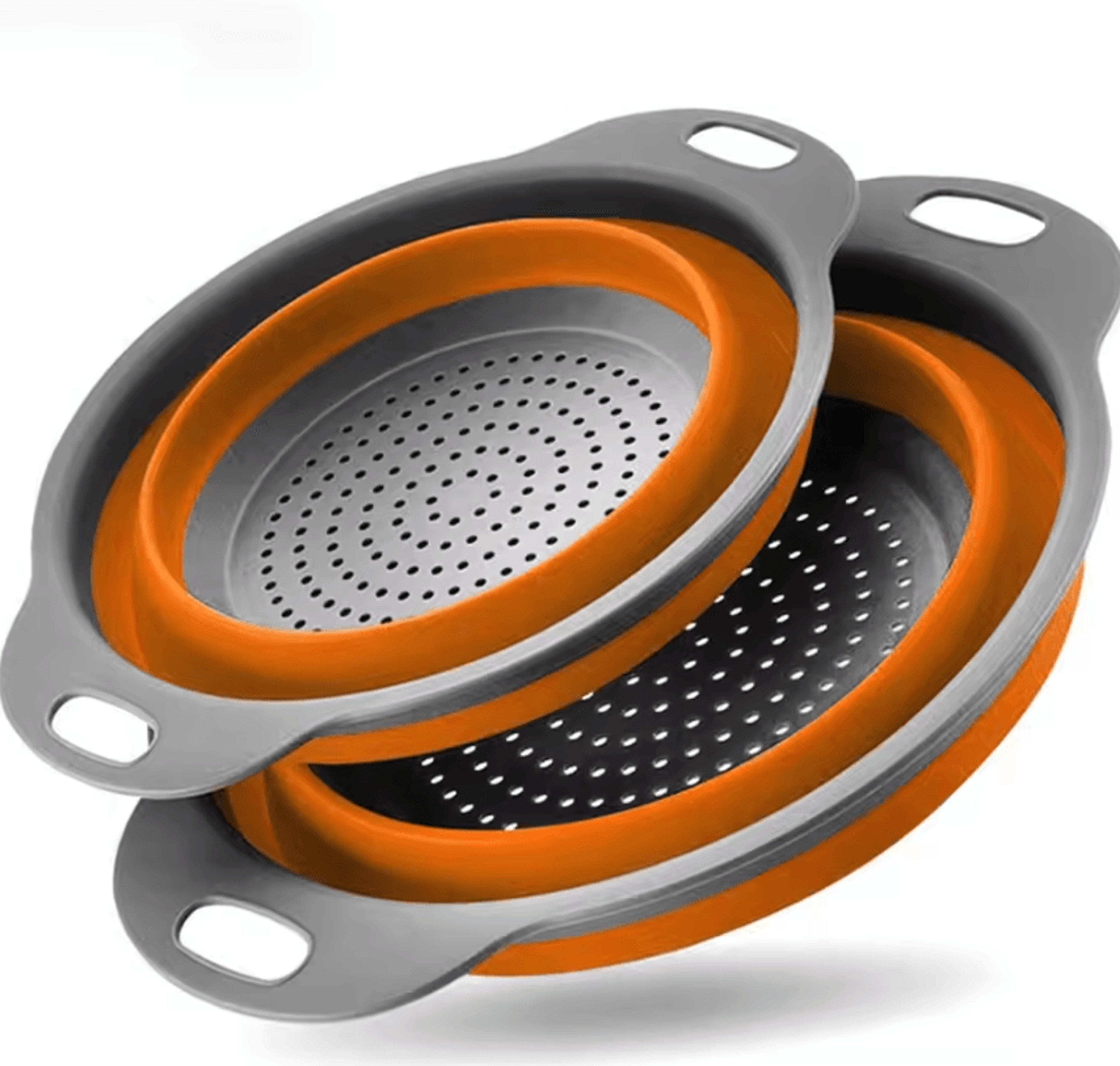 Collapsible Silicone Kitchen Colander For Pasta Fruits  Vegetables 6