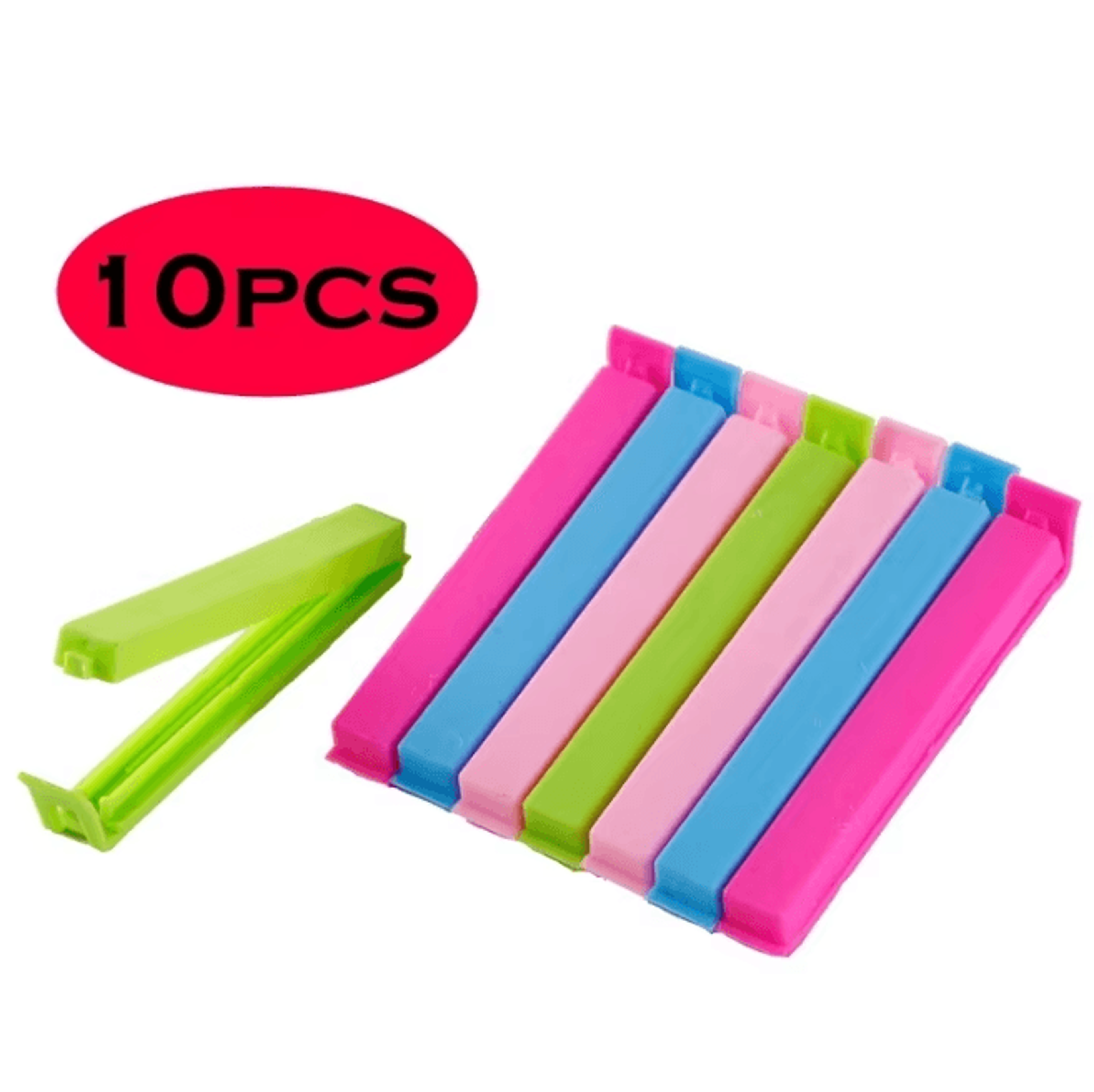 Colorful Plastic Bag Sealing Clips For Chips Snacks  Food Storage 0