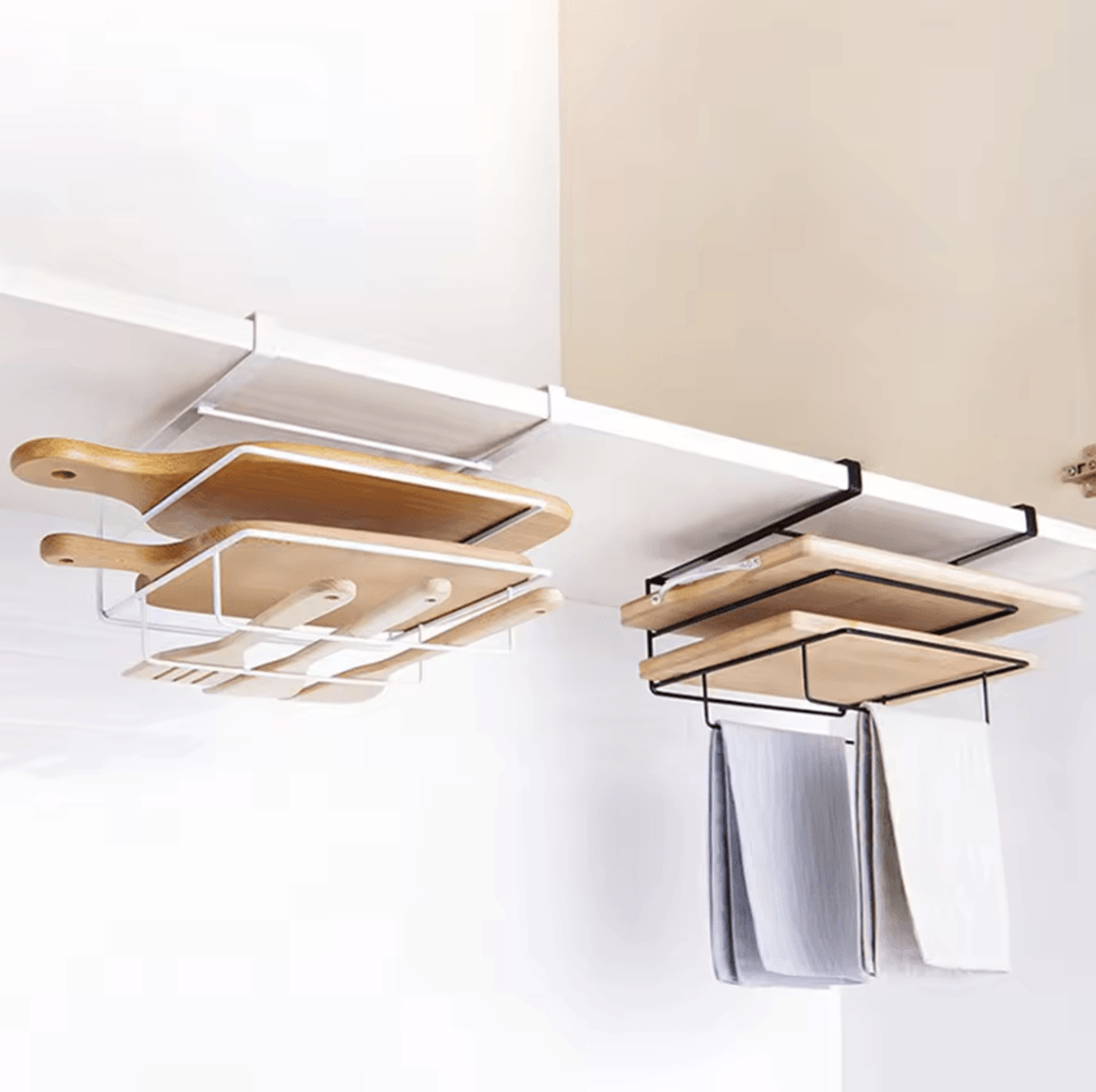 WallMounted Cutting Board  Kitchen Rack Organizer 2