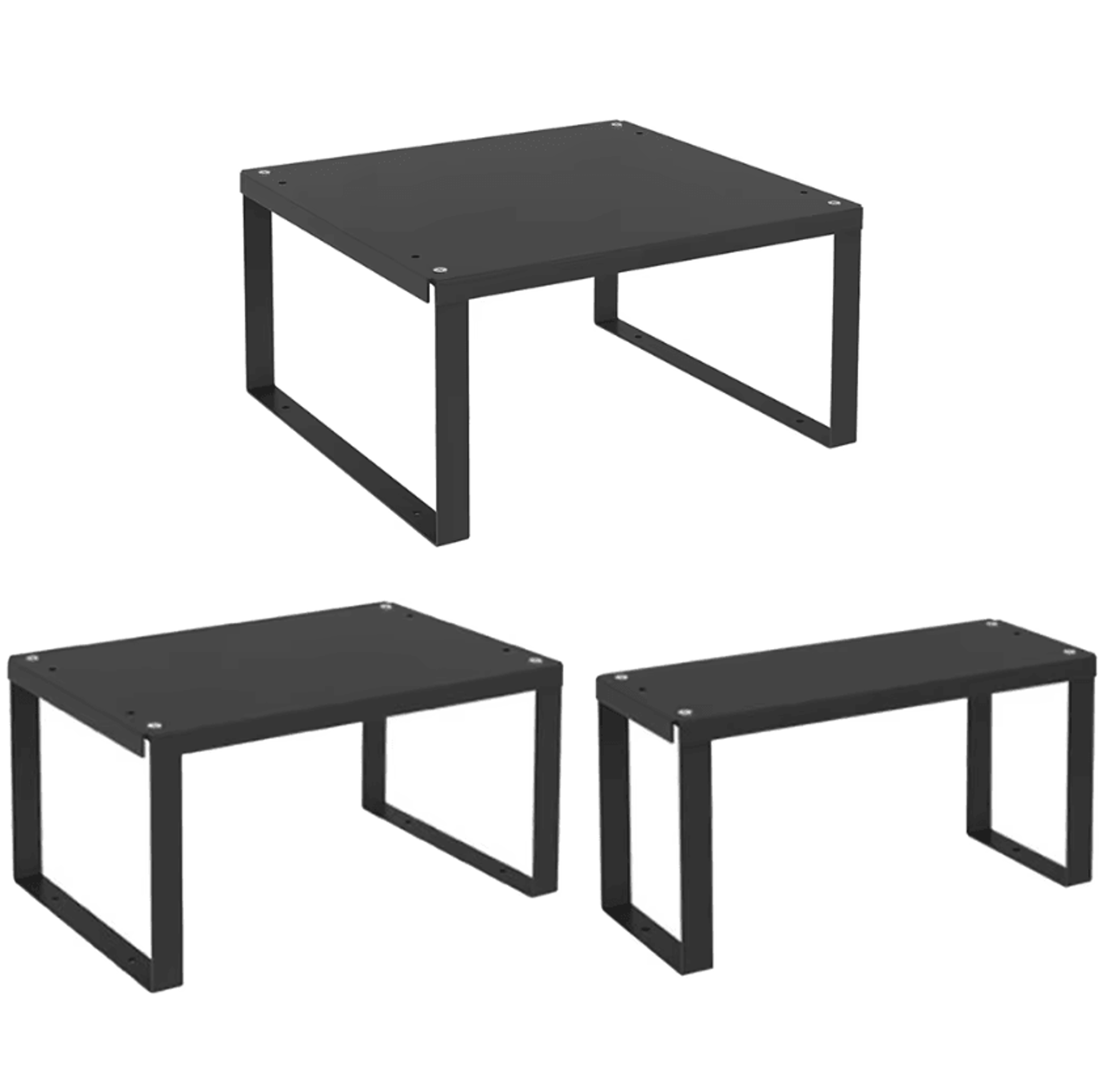 MultiPurpose Counter Storage Shelf Rack For Kitchen  Cabinet Organization 0