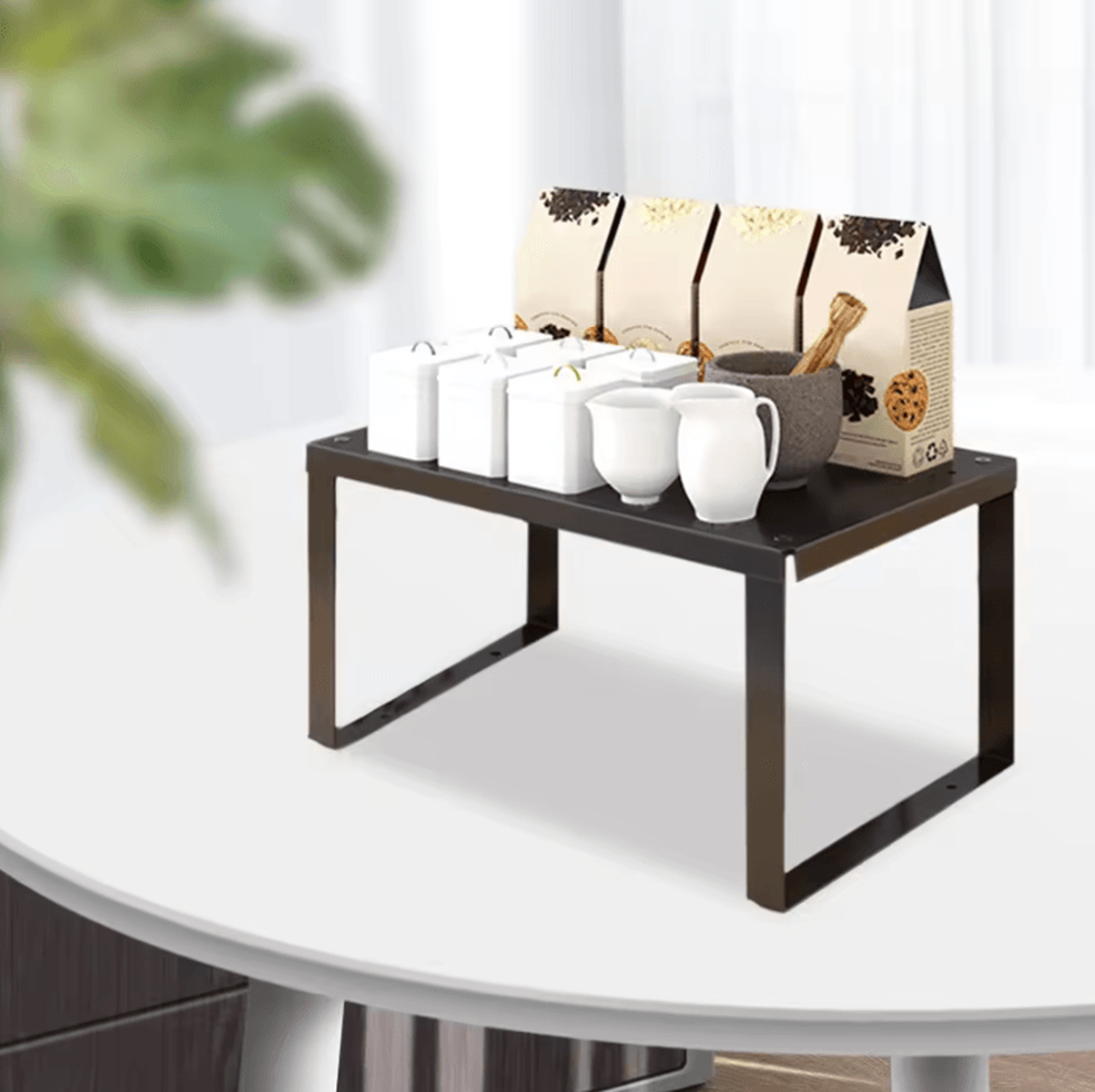 MultiPurpose Counter Storage Shelf Rack For Kitchen  Cabinet Organization 3