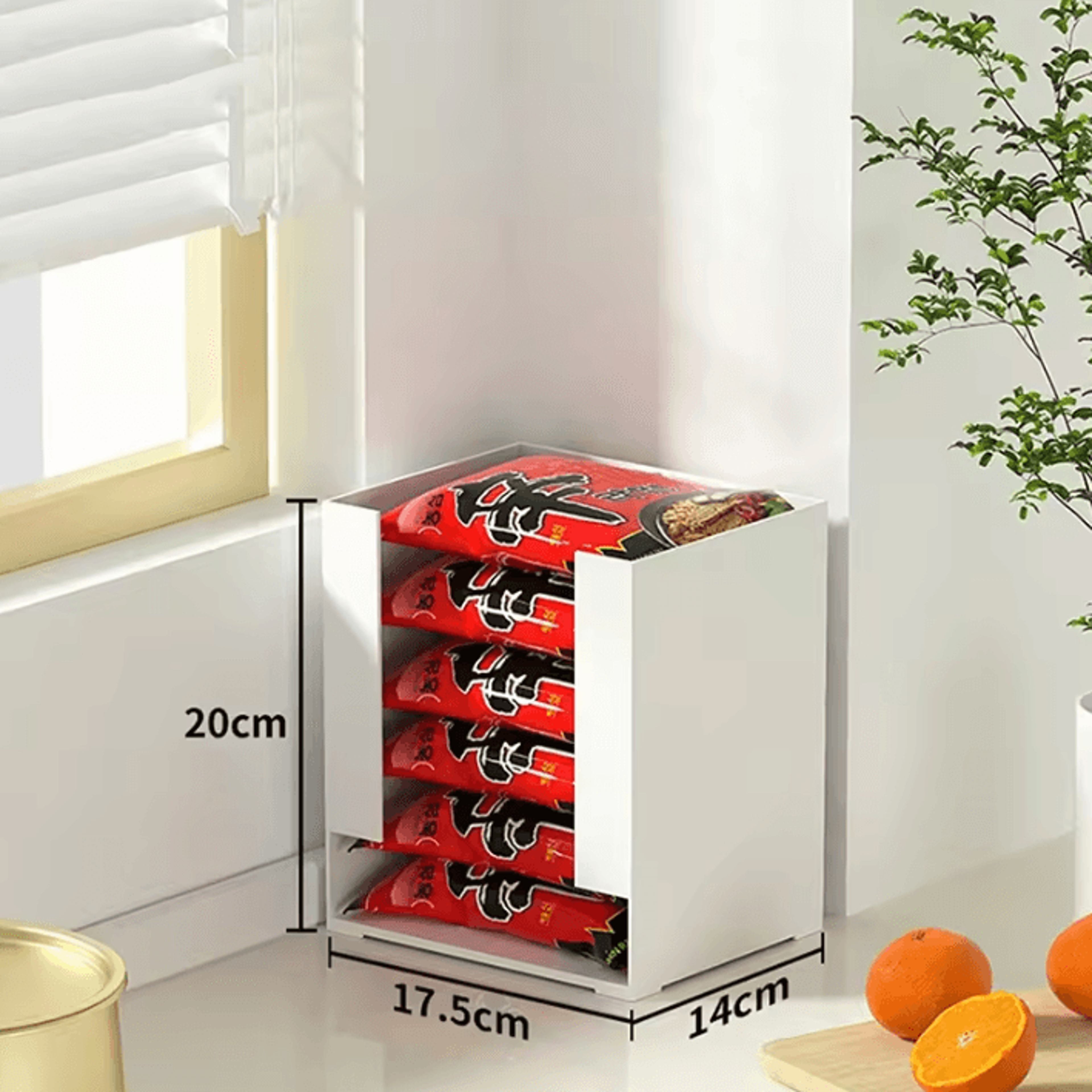 MultiFunctional Ramen Storage Organizer Box For Kitchen  Desktop Storage 2