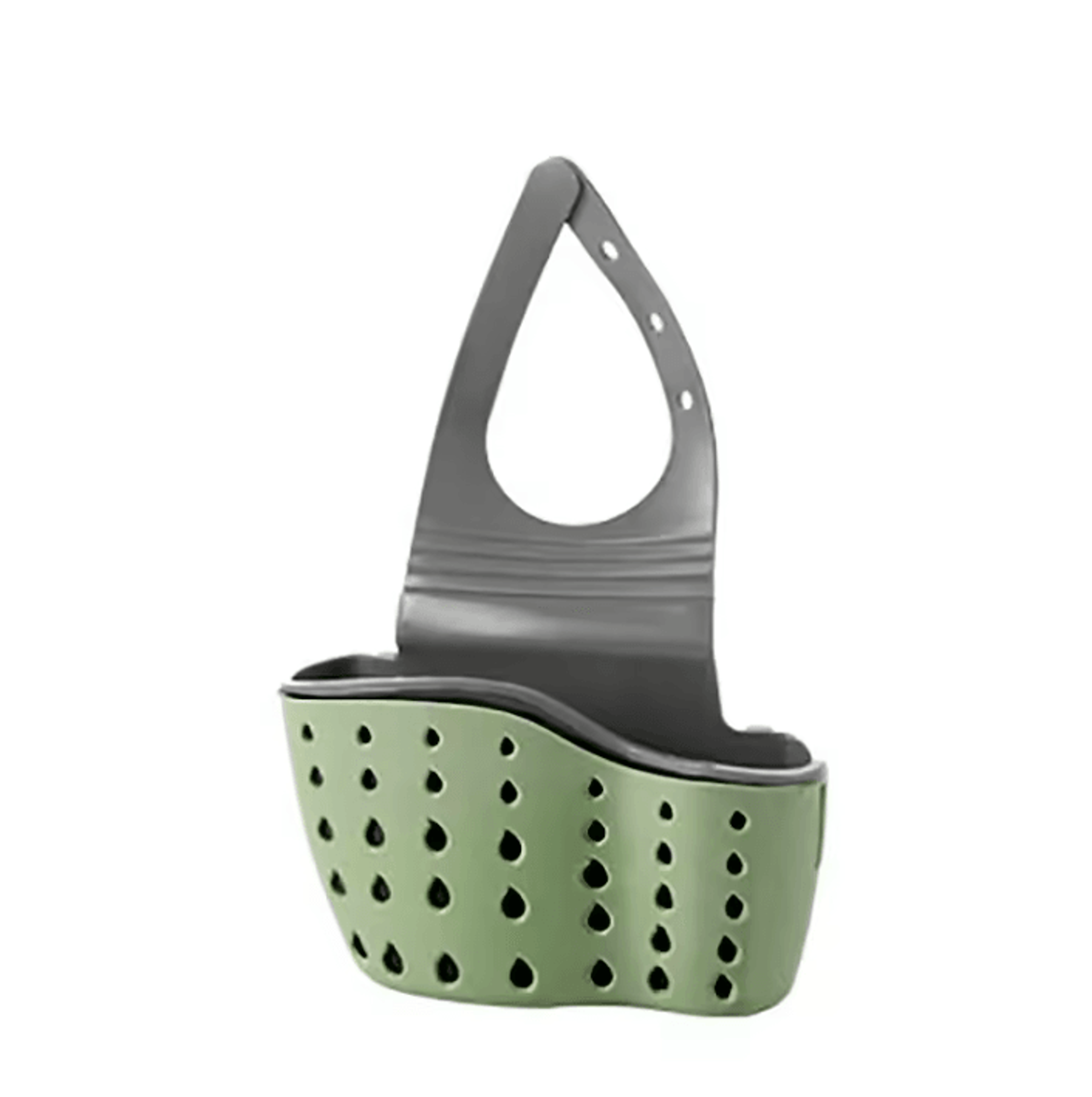 FlexDrain Kitchen Sink Caddy  Adjustable Sponge  Soap Holder Rack 5