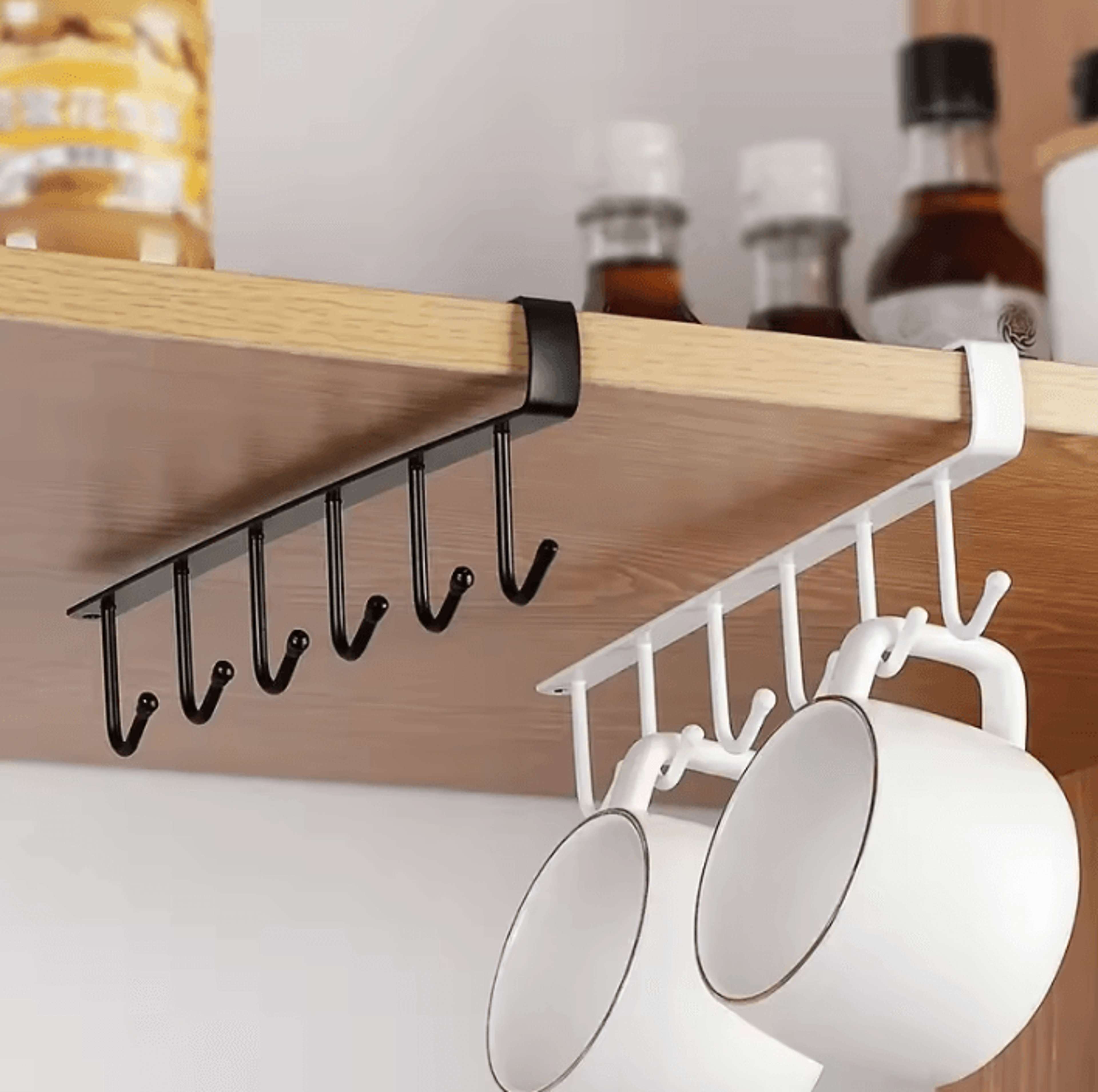 HookNest Wall Mounted Mug  Kitchen Storage Rack 0