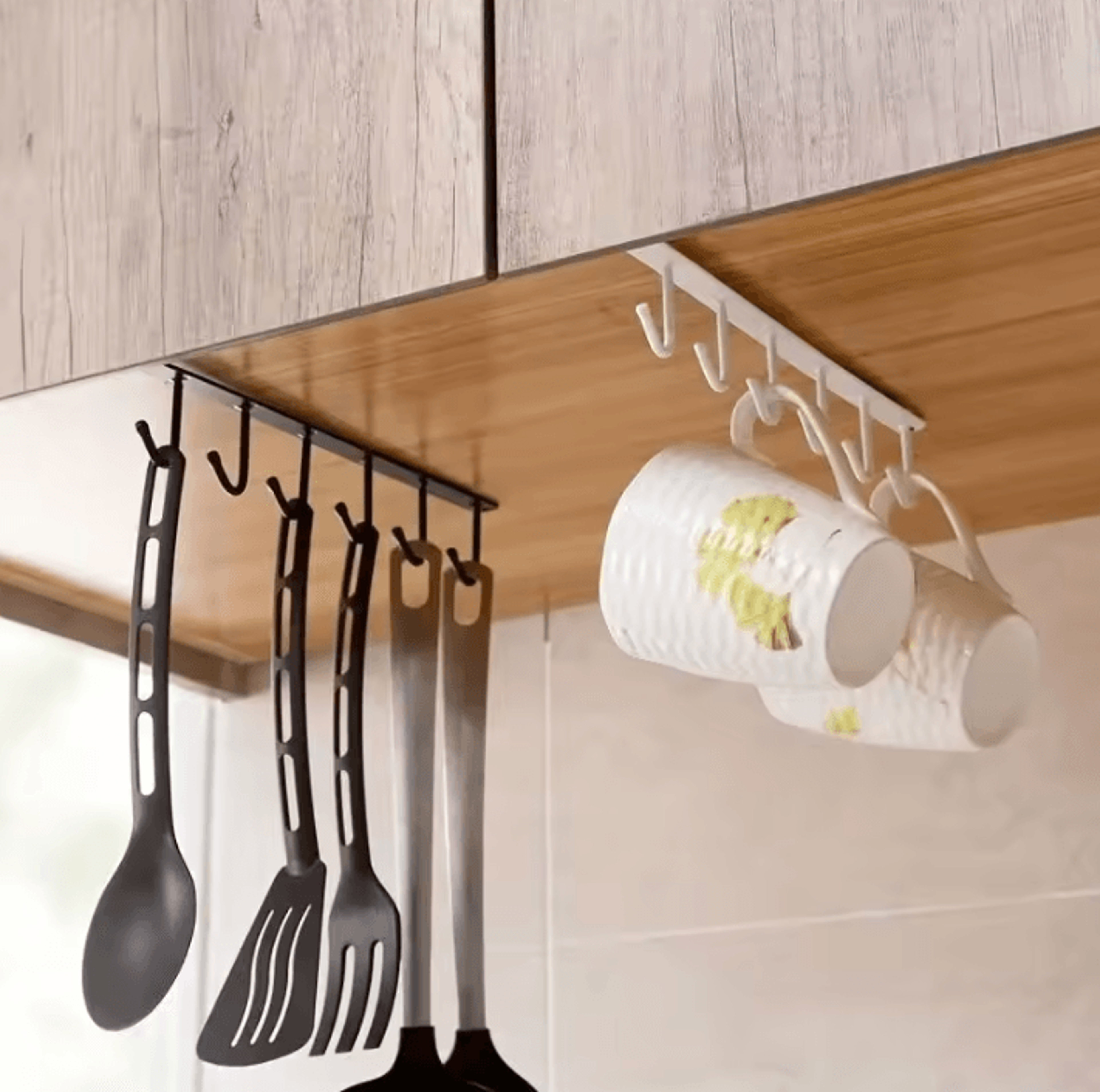 HookNest Wall Mounted Mug  Kitchen Storage Rack 2