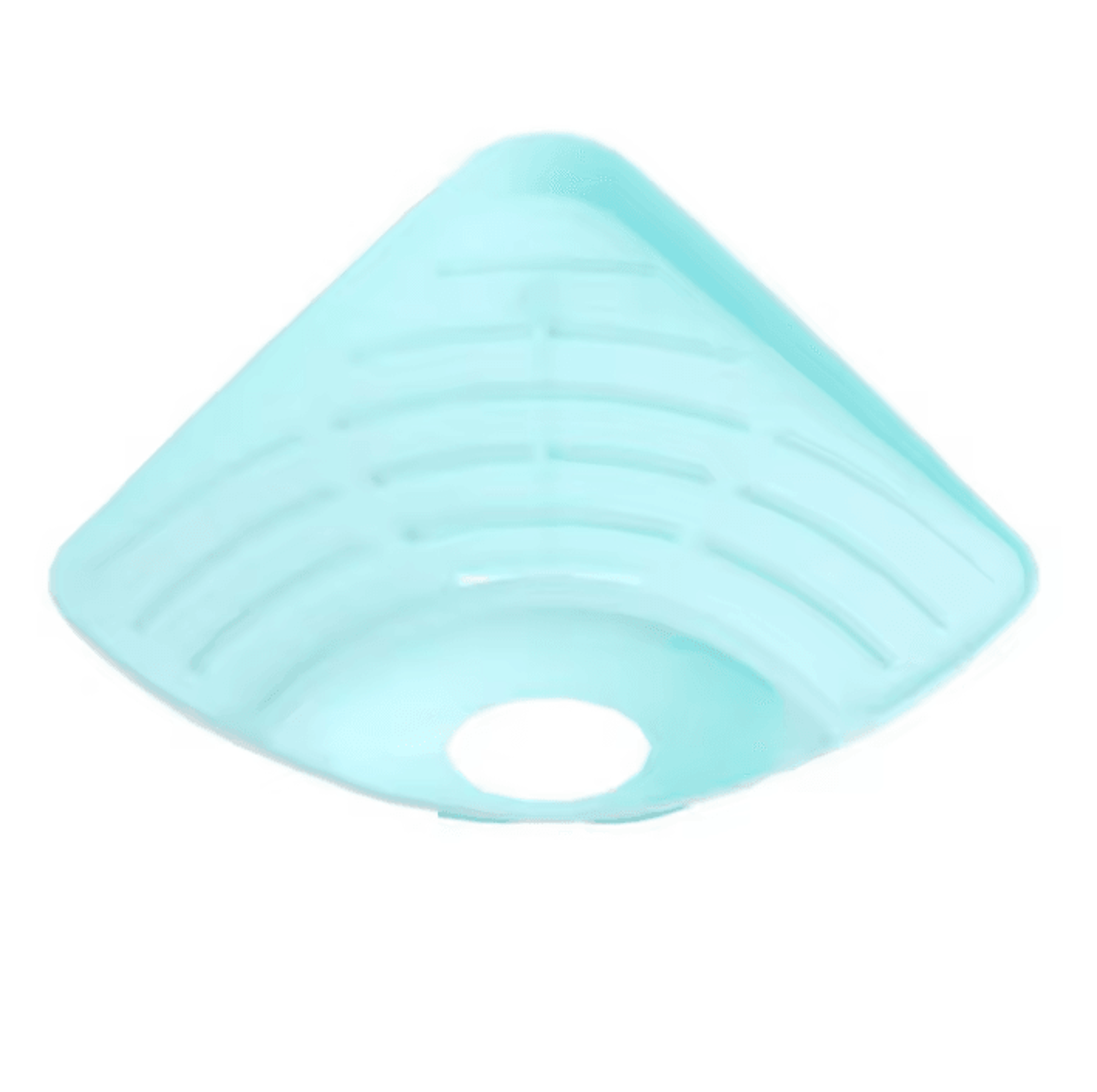 TriFlow Corner Sink Drain Rack  Triangle Sponge  Utensil Organizer 3