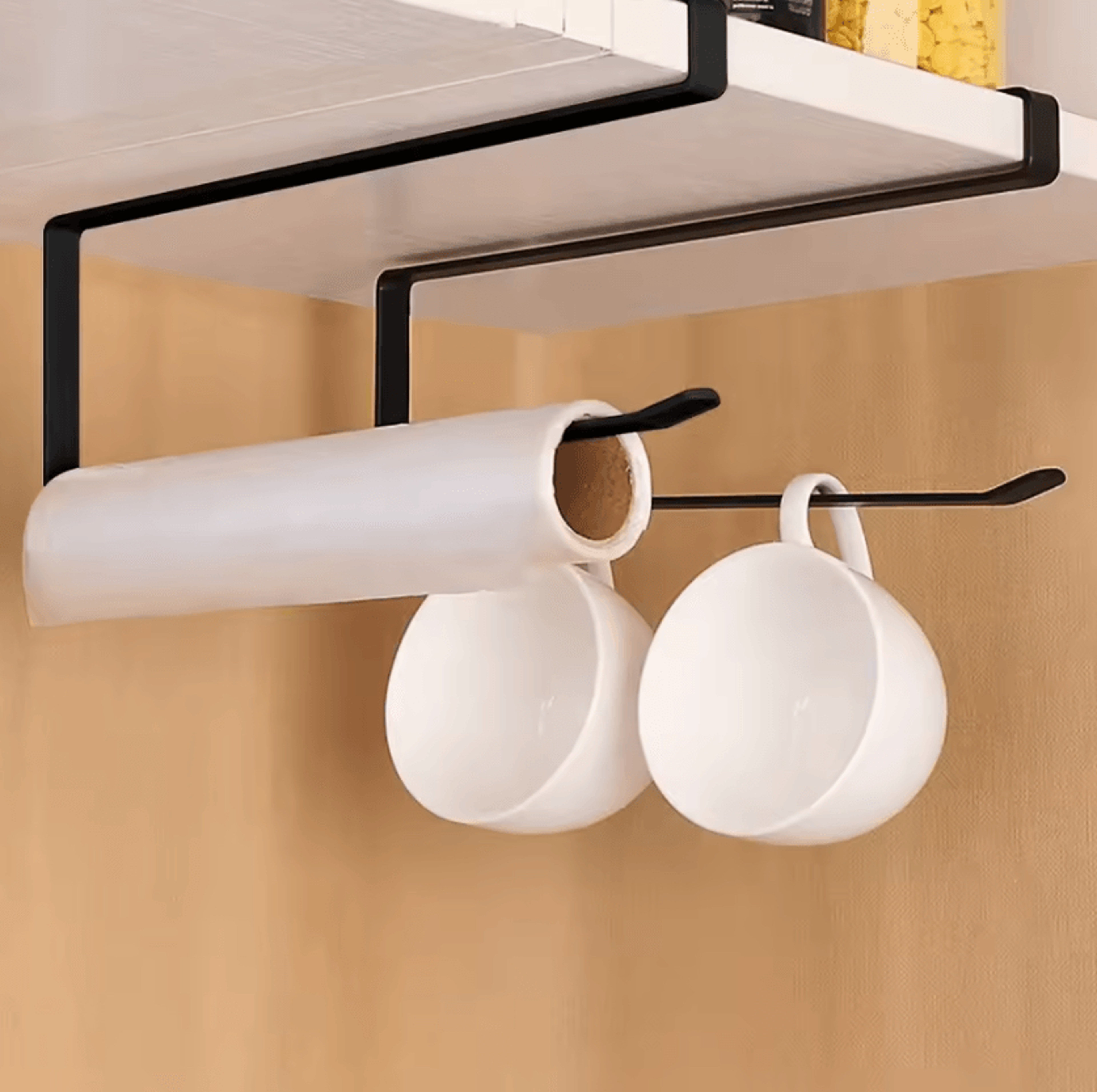 SpaceRoll Wall Mounted Paper Towel  Bathroom Storage Rack 2