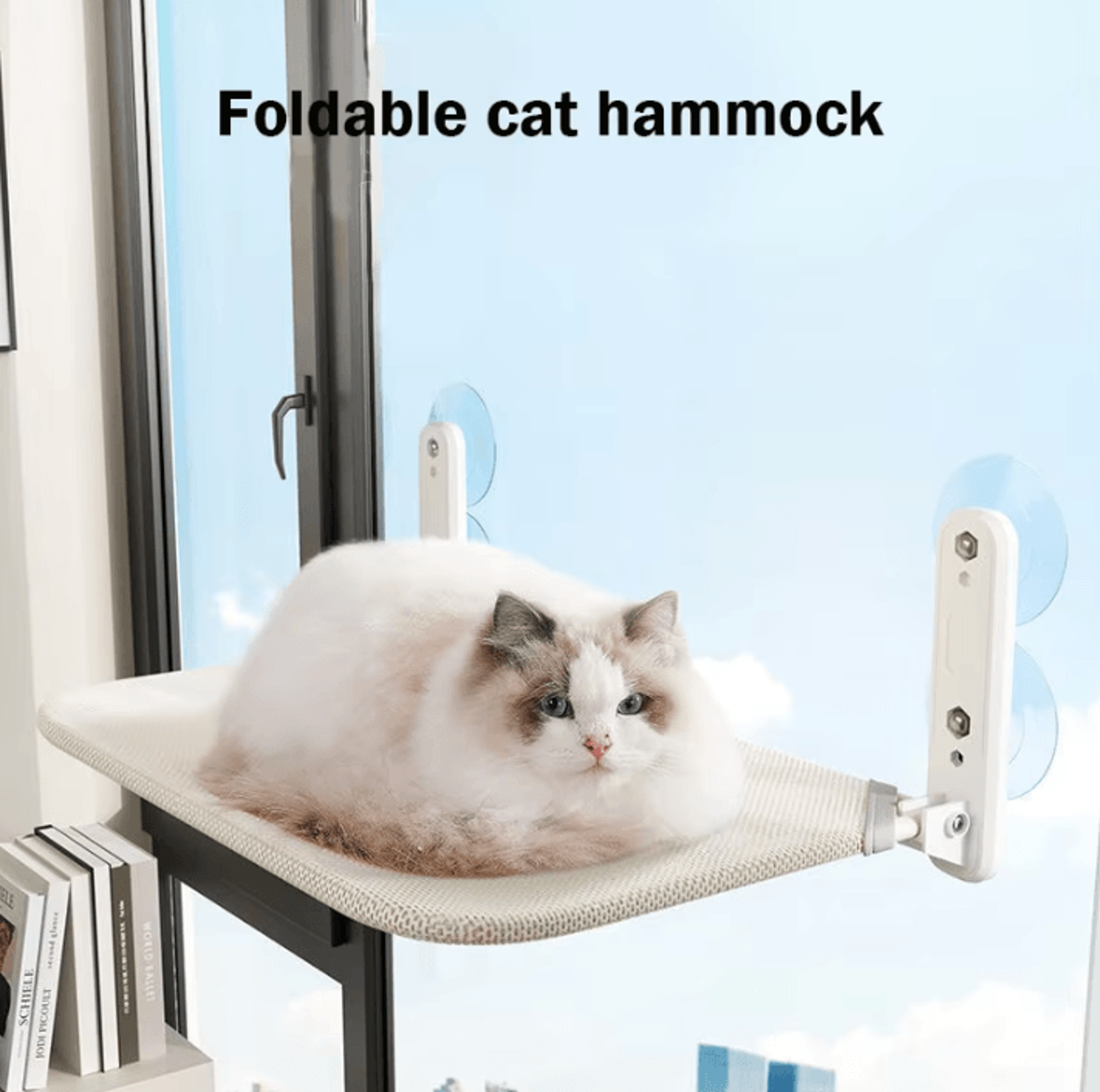 CloudNest Suction Cup Cat Window Hammock Bed 0