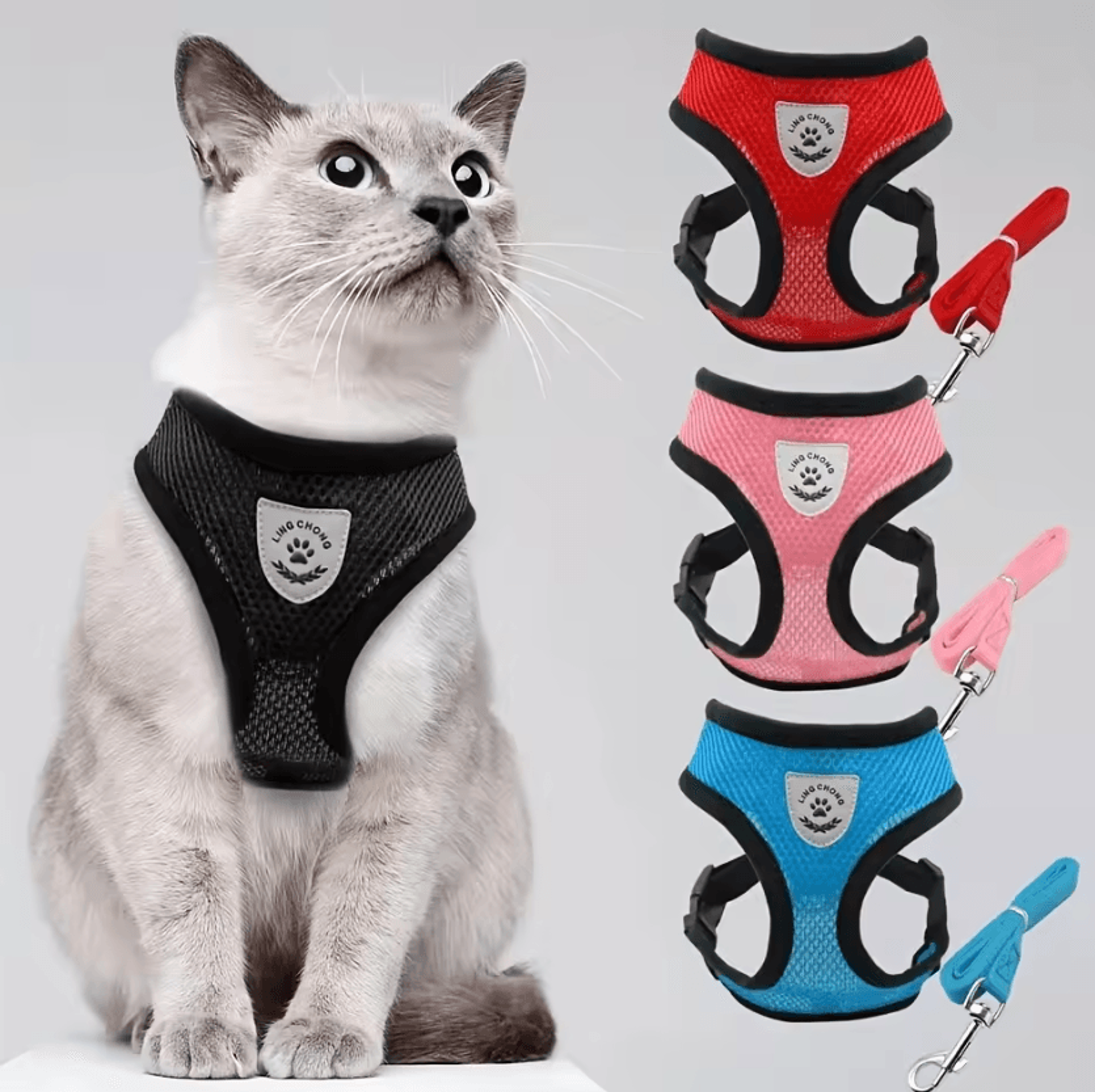 AdventurePaw EscapeProof Cat Harness  Reflective Leash Set For Safe Outdoor Walks 0