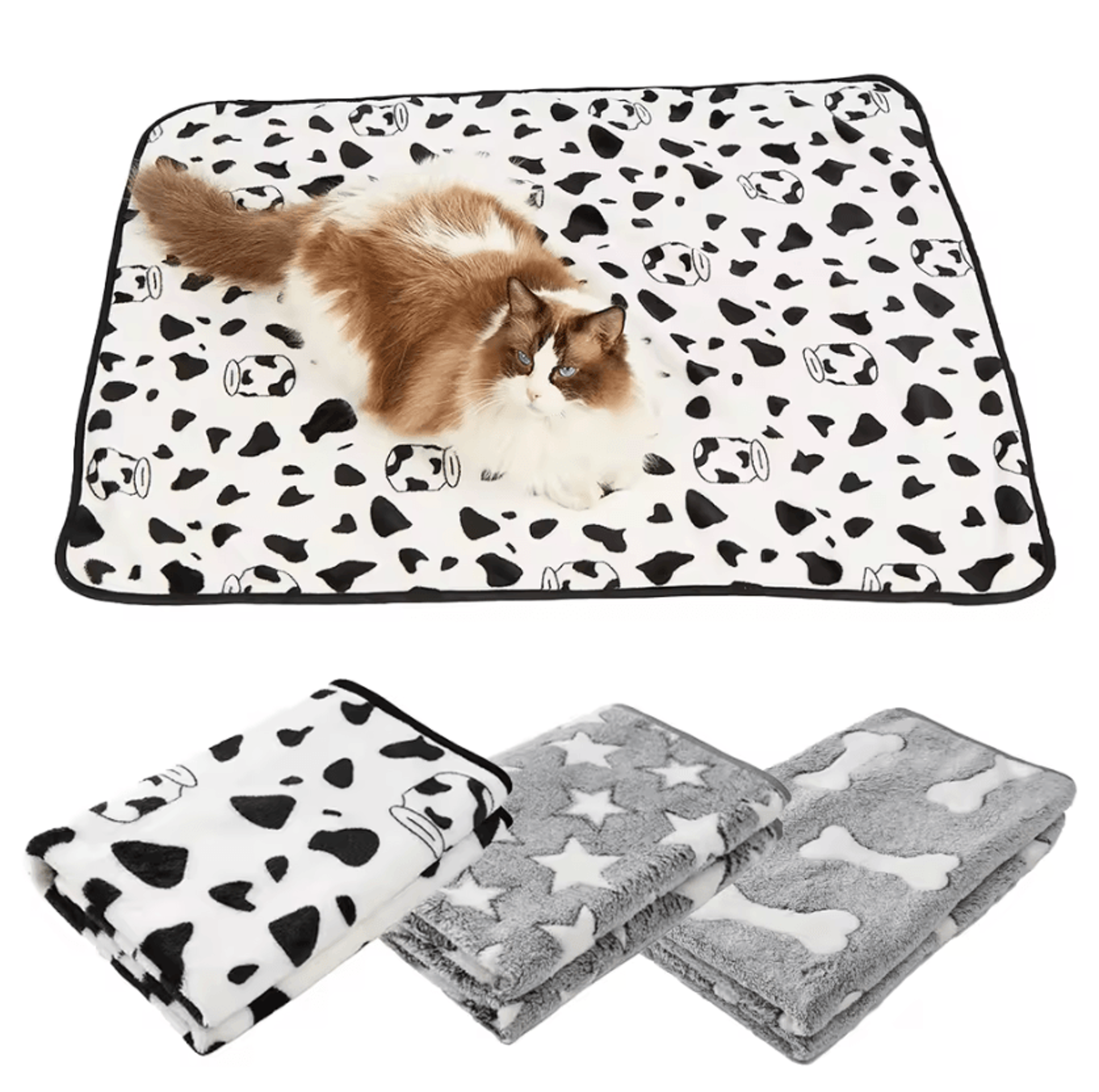 Warm Plush Faux Fur Pet Blanket Mat For Cats  Small Dogs 0