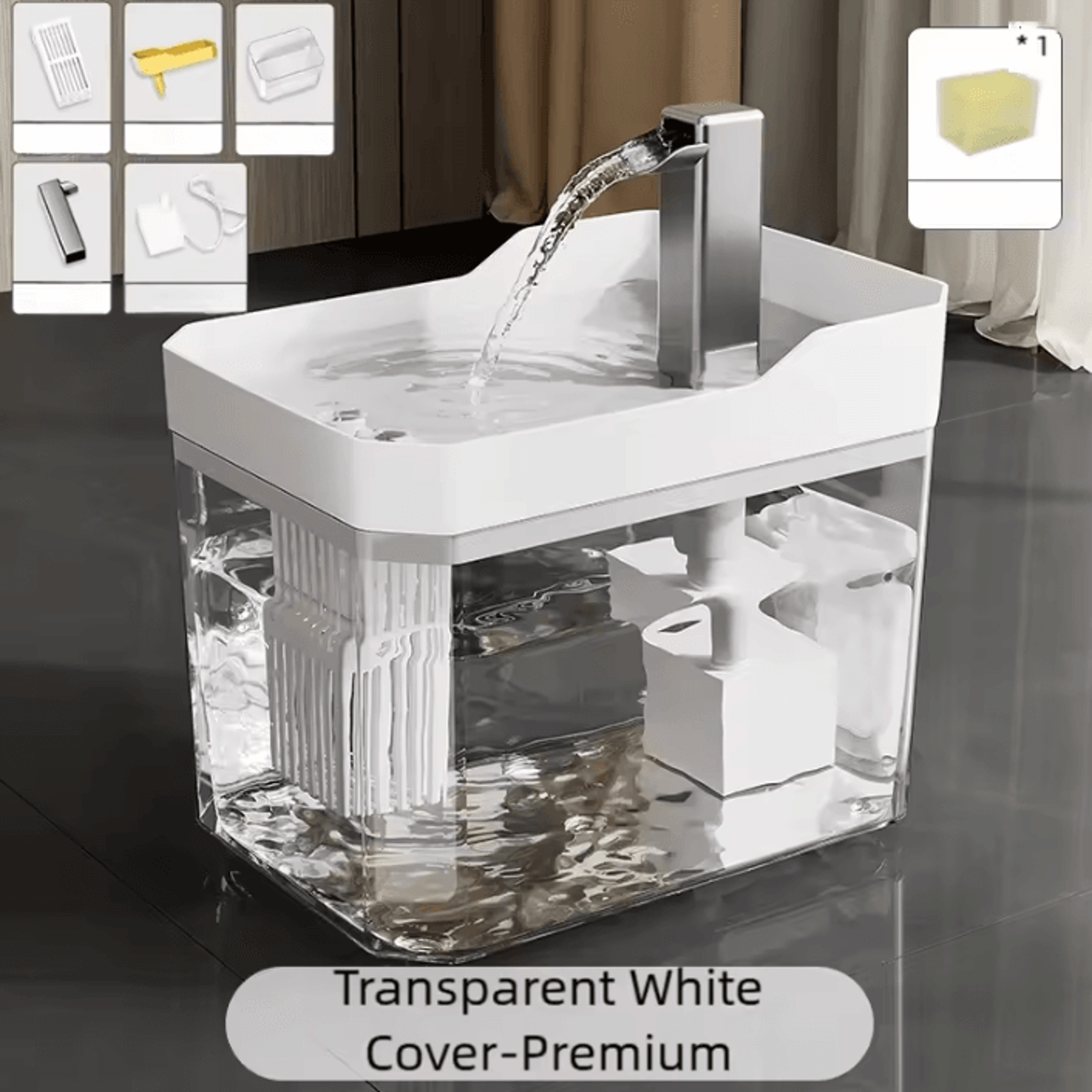 AquaWhisper 15L Automatic Pet Water Fountain 5