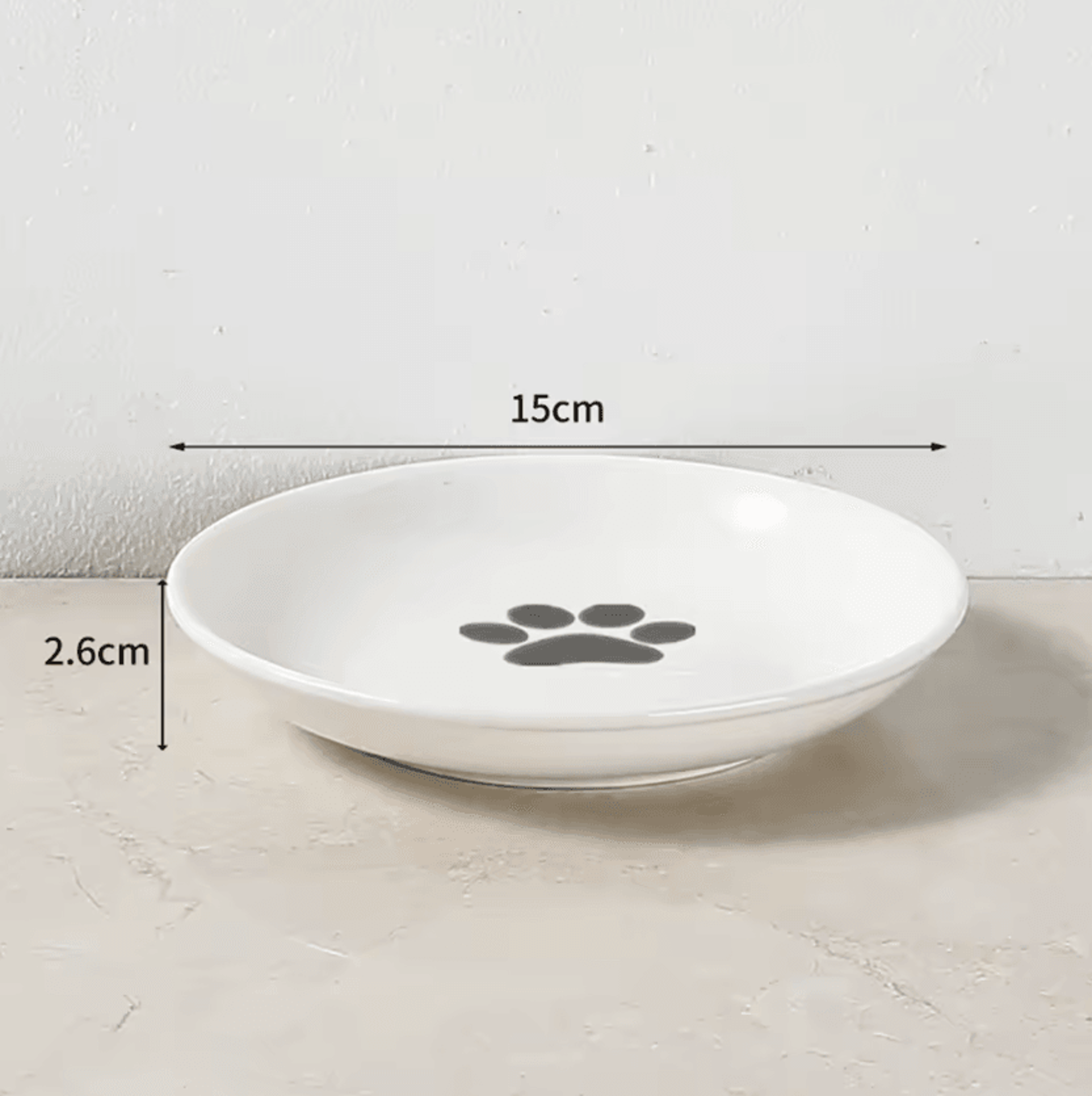 WhiskerFriendly Elevated Ceramic Cat Bowl With AntiTip Stand 3