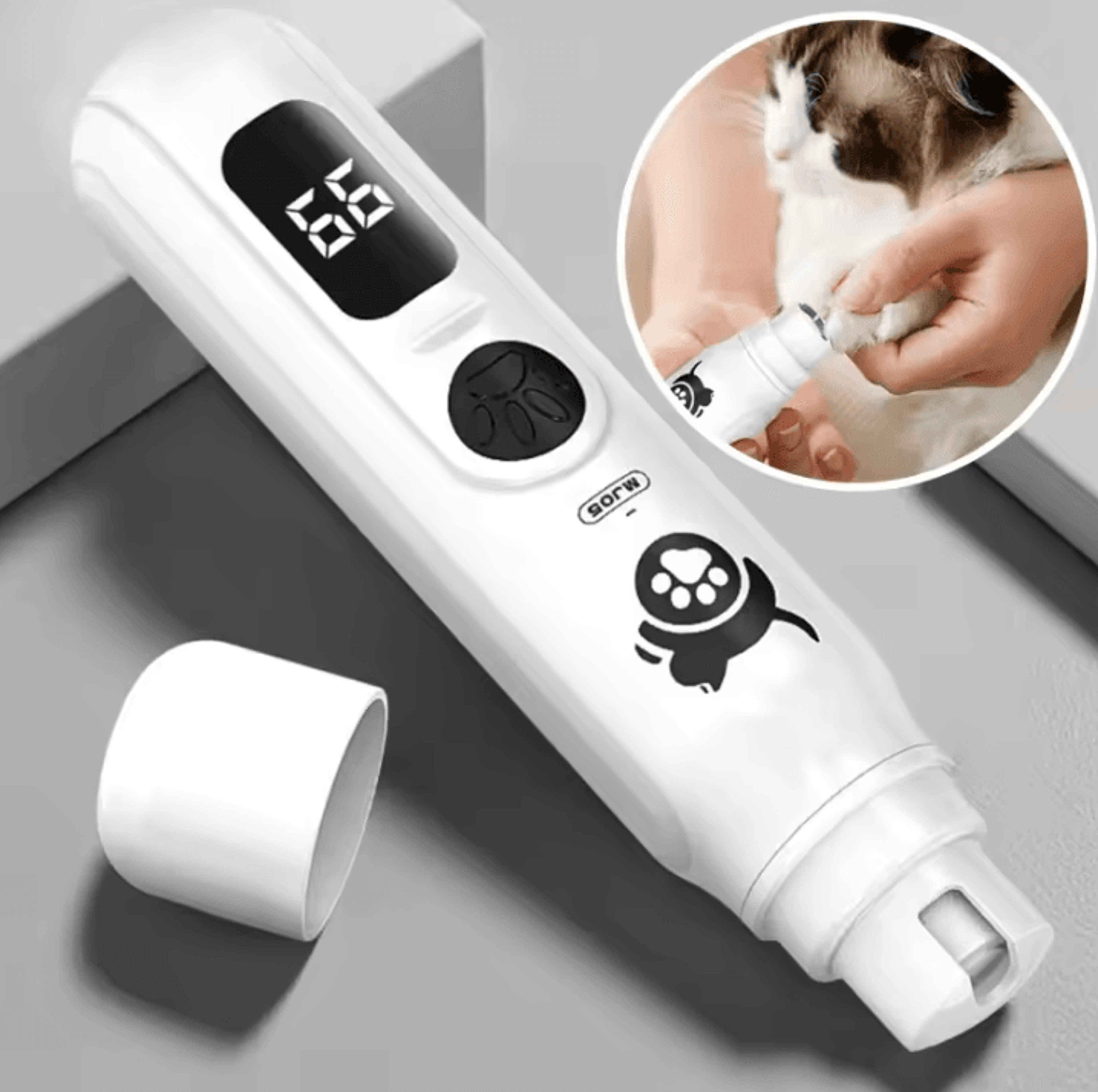 PawGlow Rechargeable Pet Nail Grinder For Dogs  Cats 0