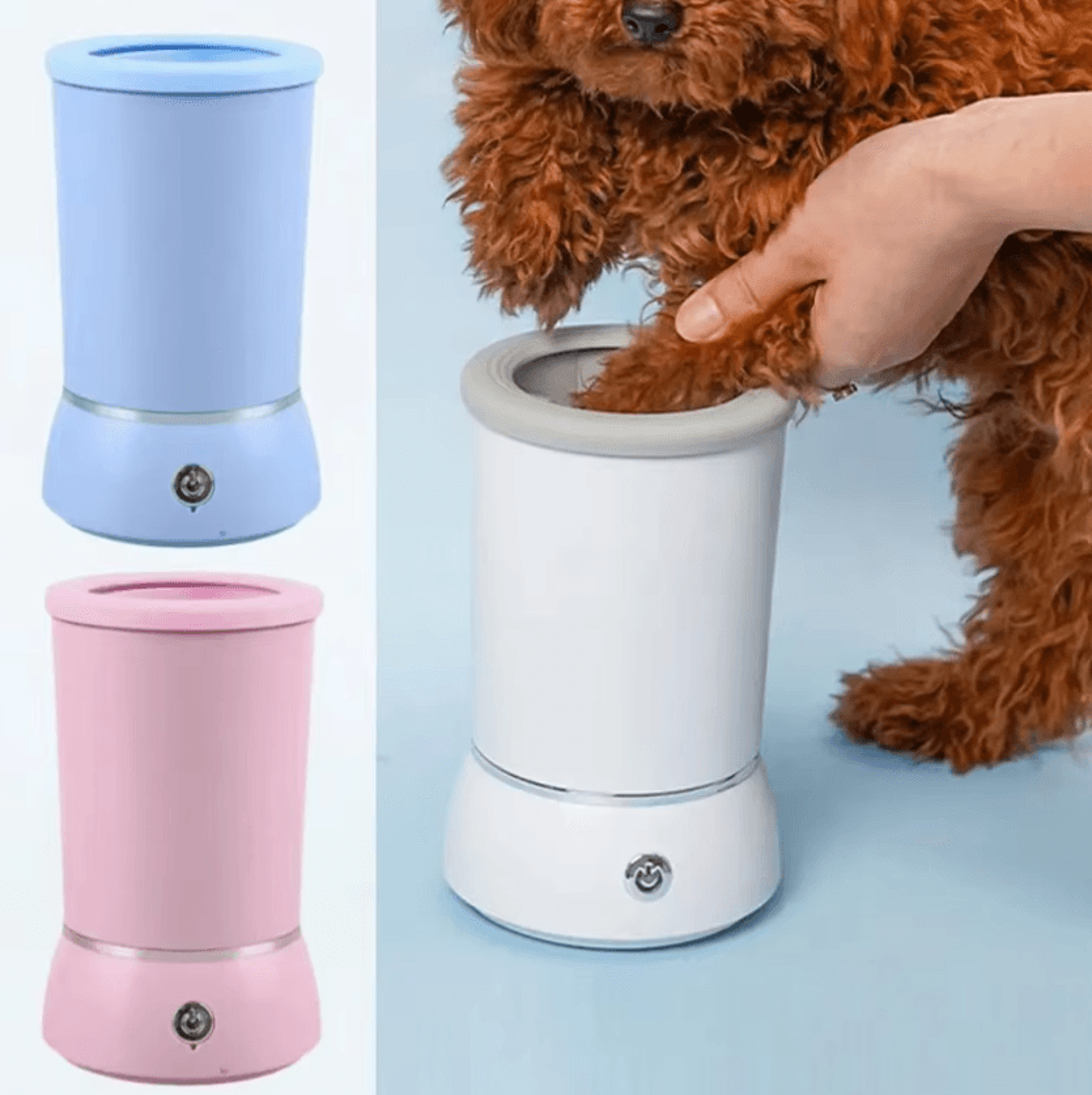 PawPure Portable Electric Pet Paw Cleaner  Massager 0