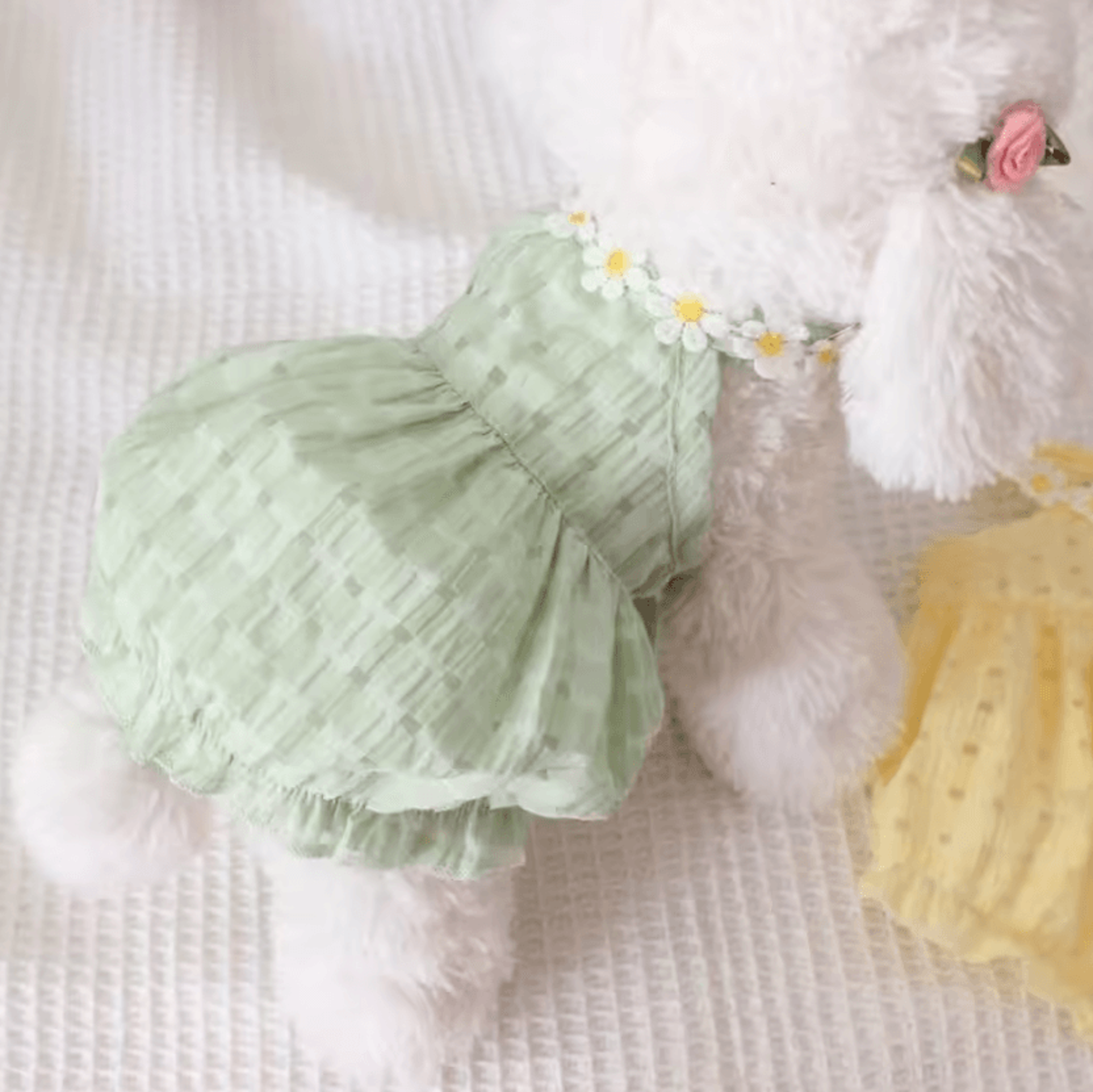 SunBloom Floral Princess Dress For Cats  Small Dogs 4