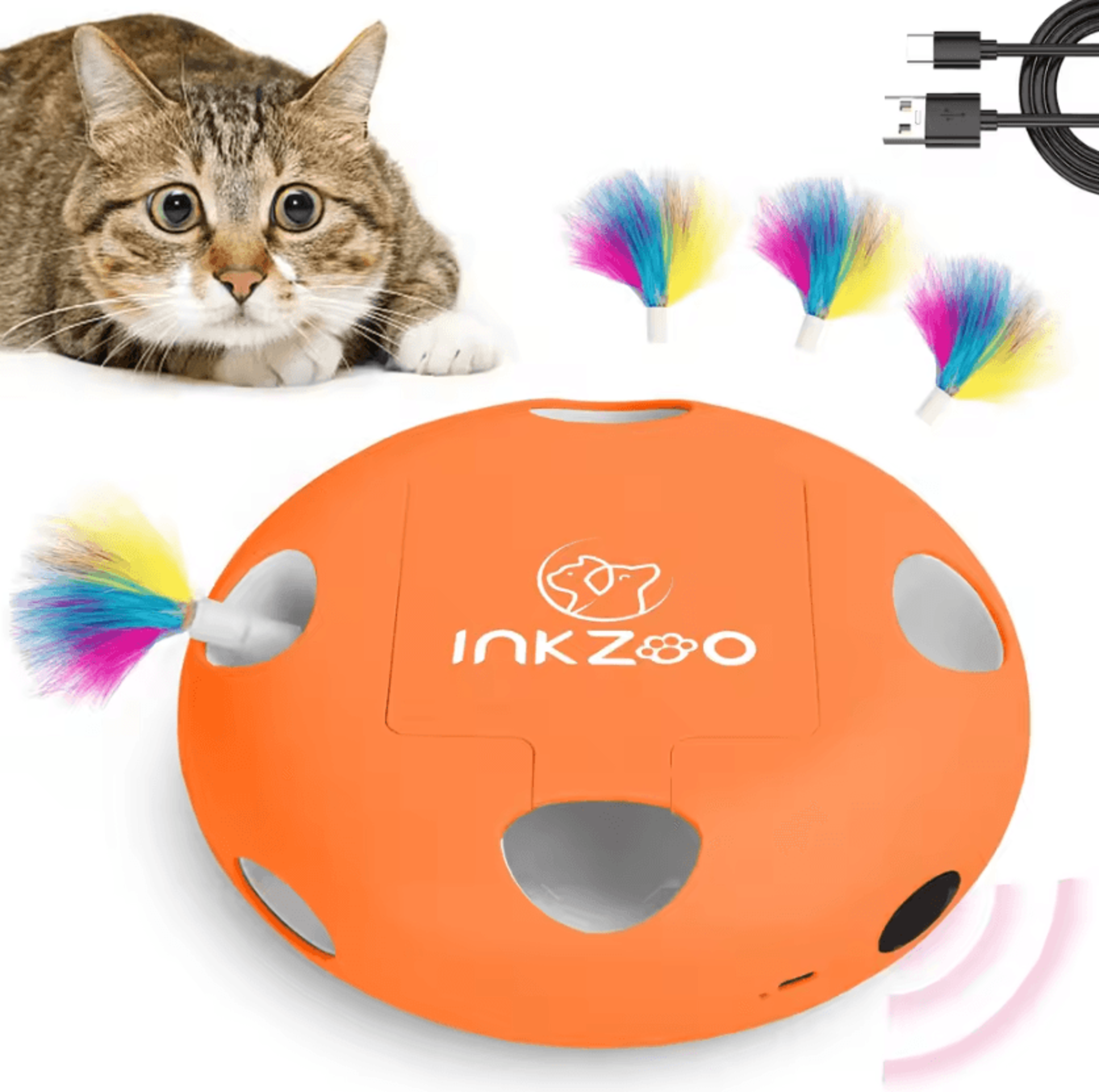 CozyMole Interactive Cat Toy With Automatic WhackAMole Play 10
