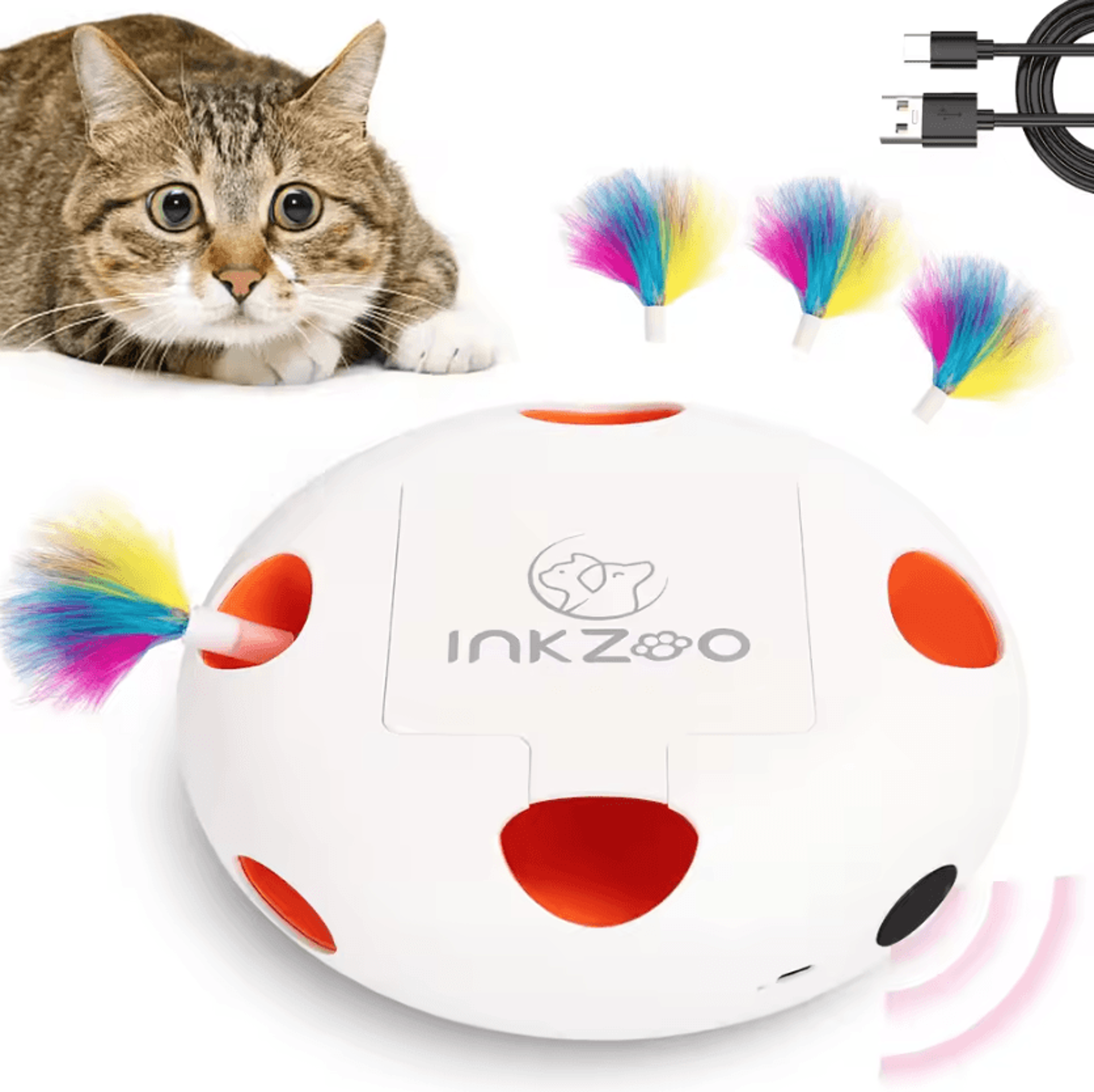 CozyMole Interactive Cat Toy With Automatic WhackAMole Play 2