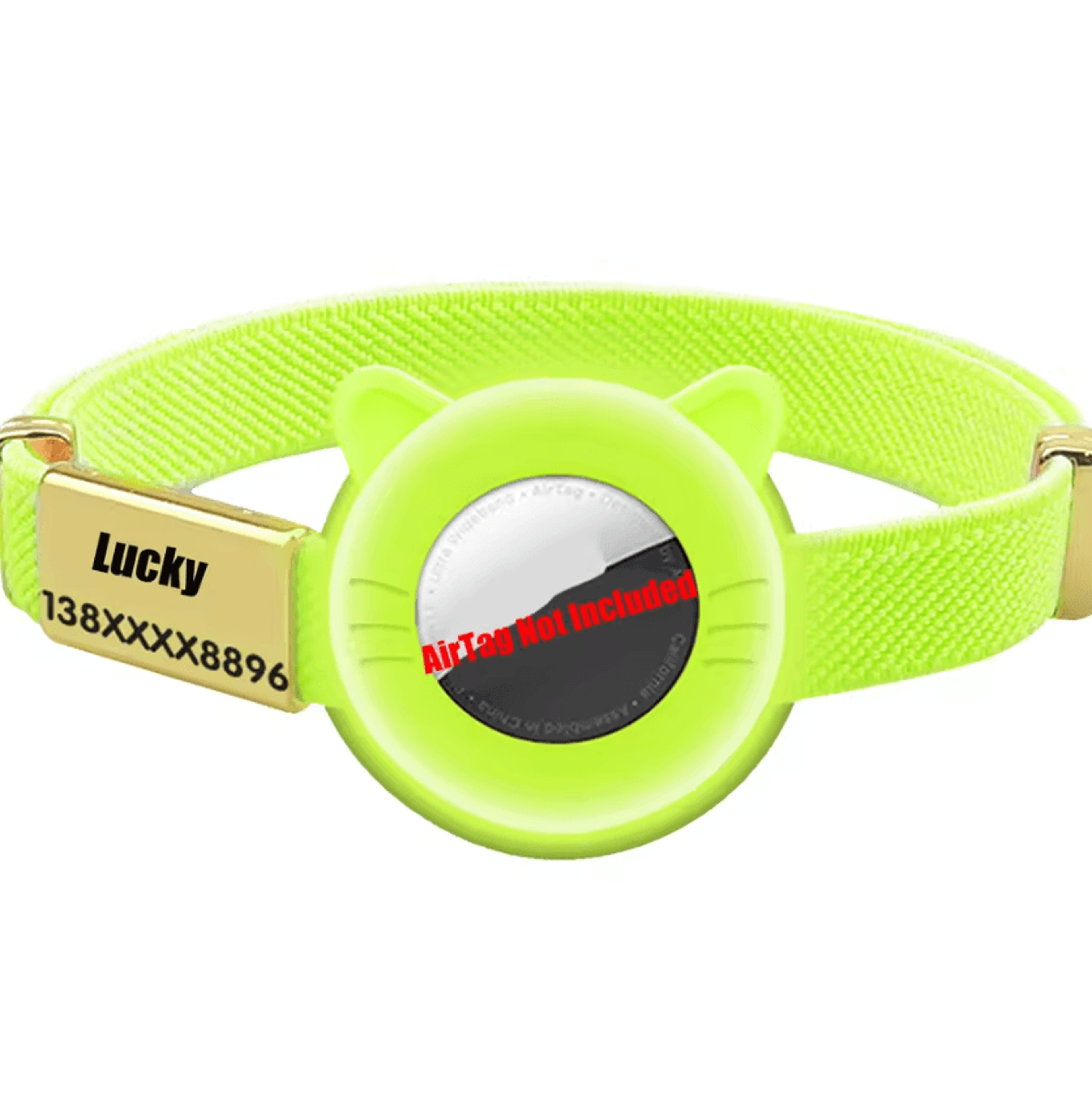 Breakaway AirTag Cat Collar With GPS Holder  Custom Name Tag 15