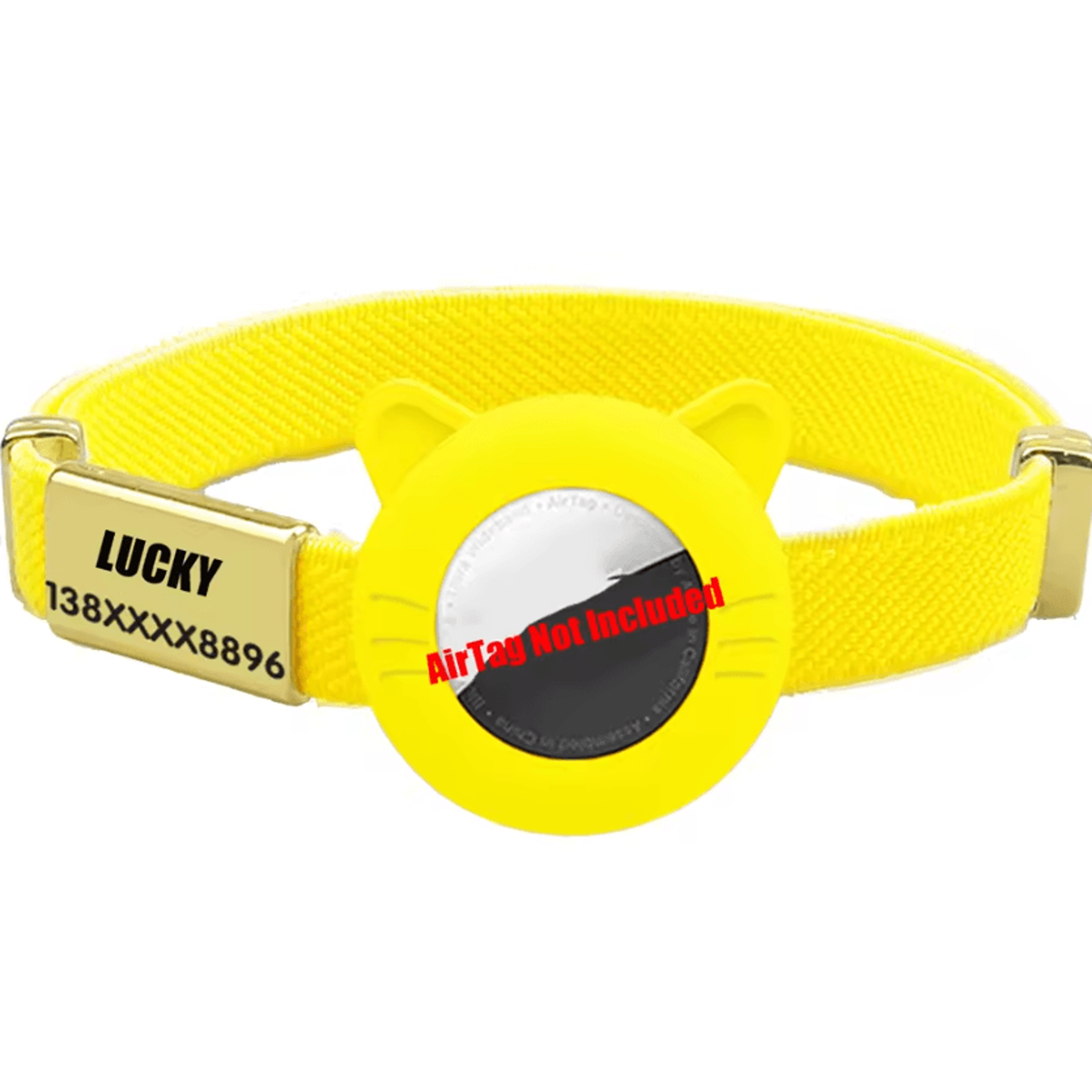 Breakaway AirTag Cat Collar With GPS Holder  Custom Name Tag 6