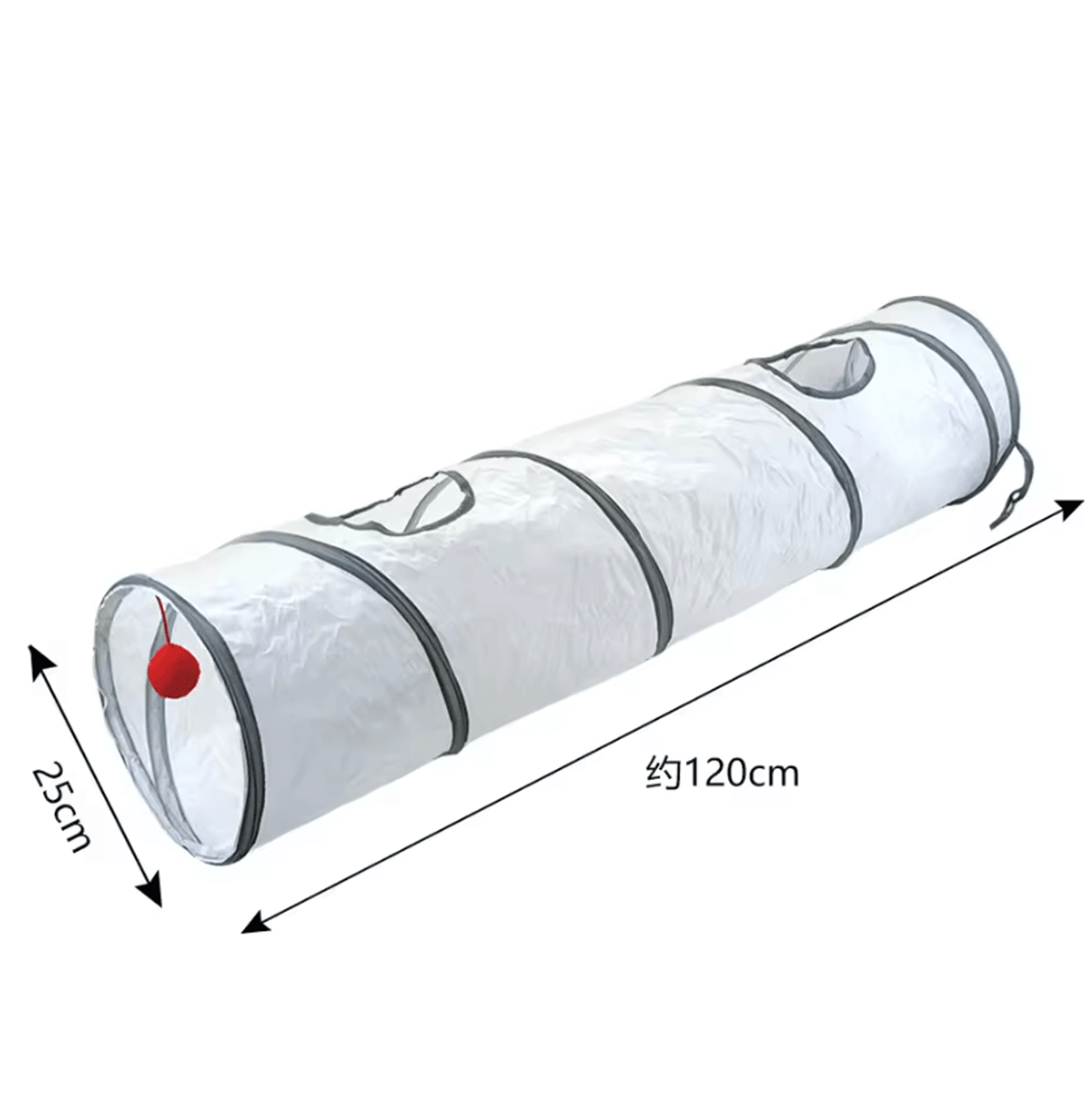 Foldable Interactive Cat Tunnel Toy For Indoor Cats And Kittens 2