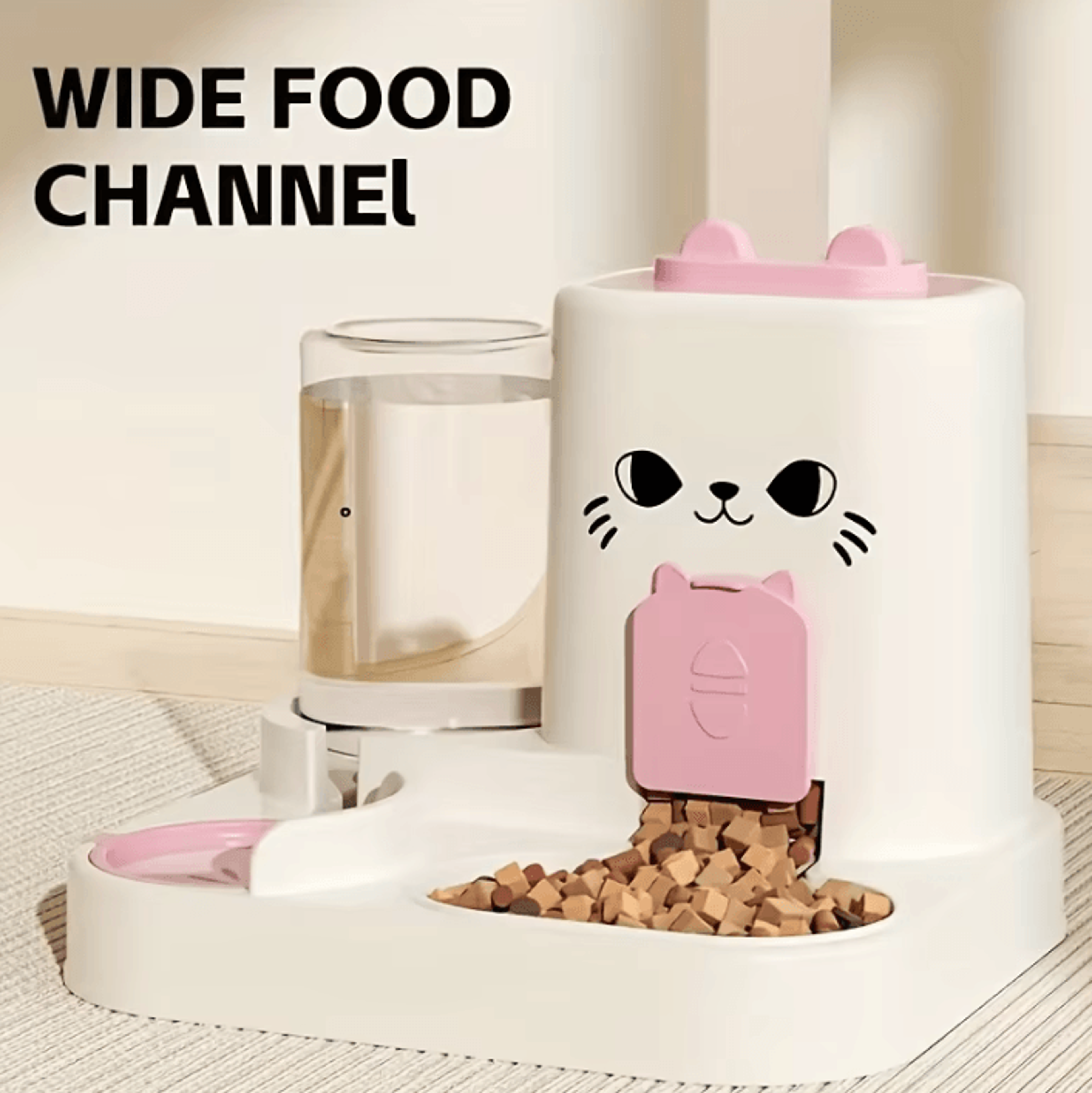 LargeCapacity Automatic Pet Feeder  Water Dispenser Set 0