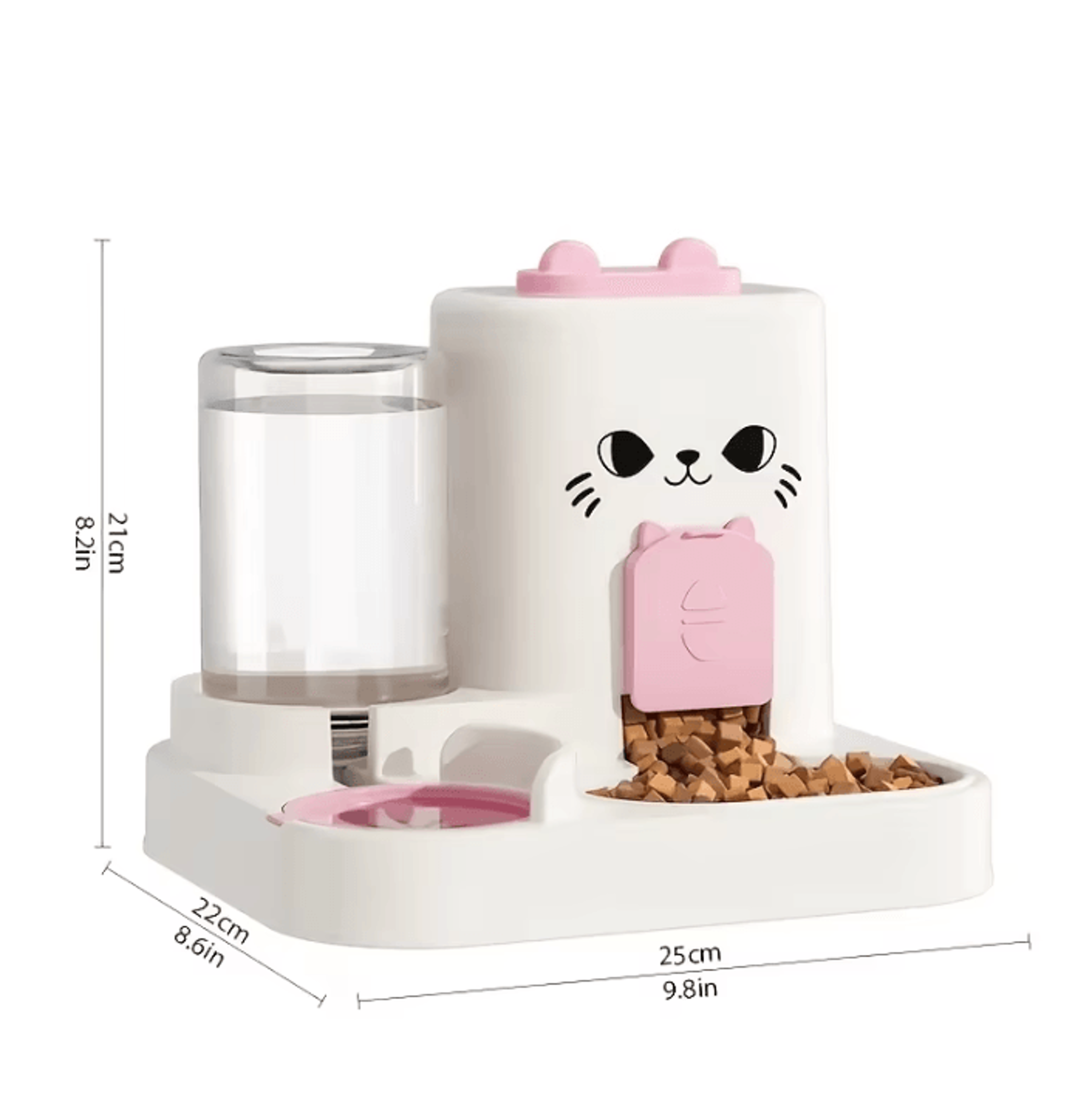 LargeCapacity Automatic Pet Feeder  Water Dispenser Set 1
